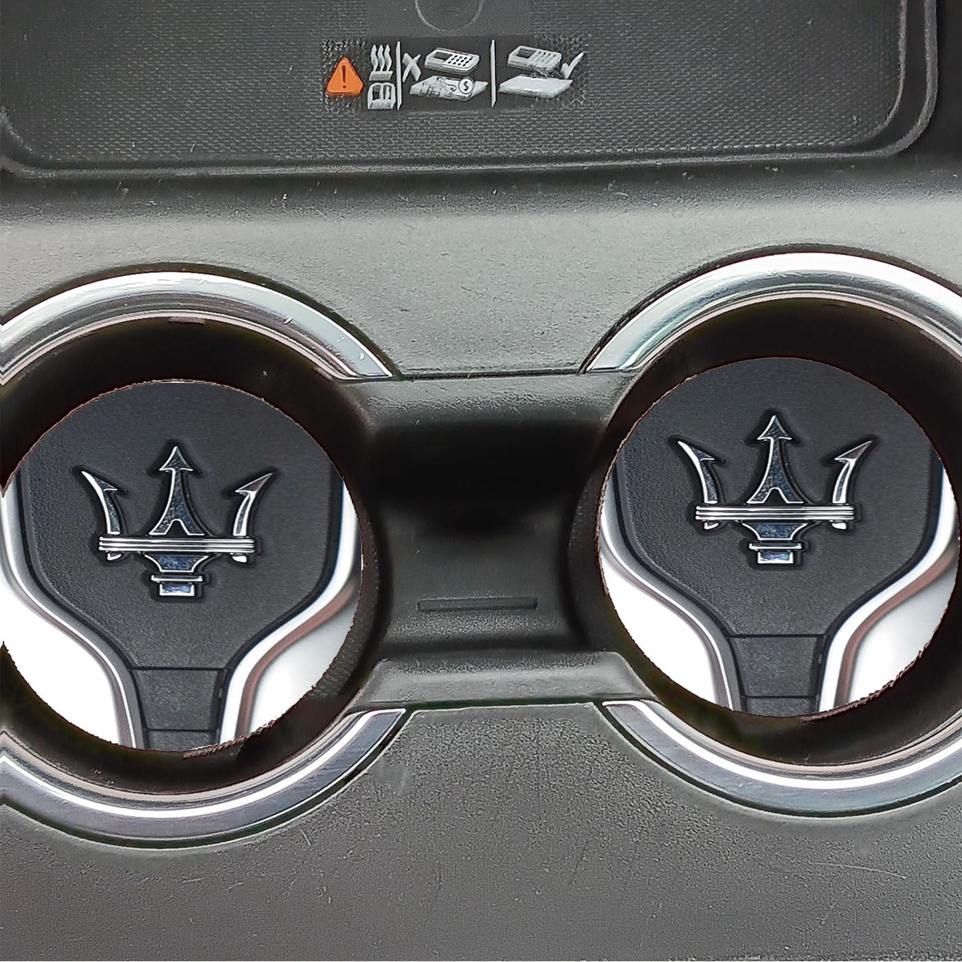 Maserati Keys Logo Car Coasters