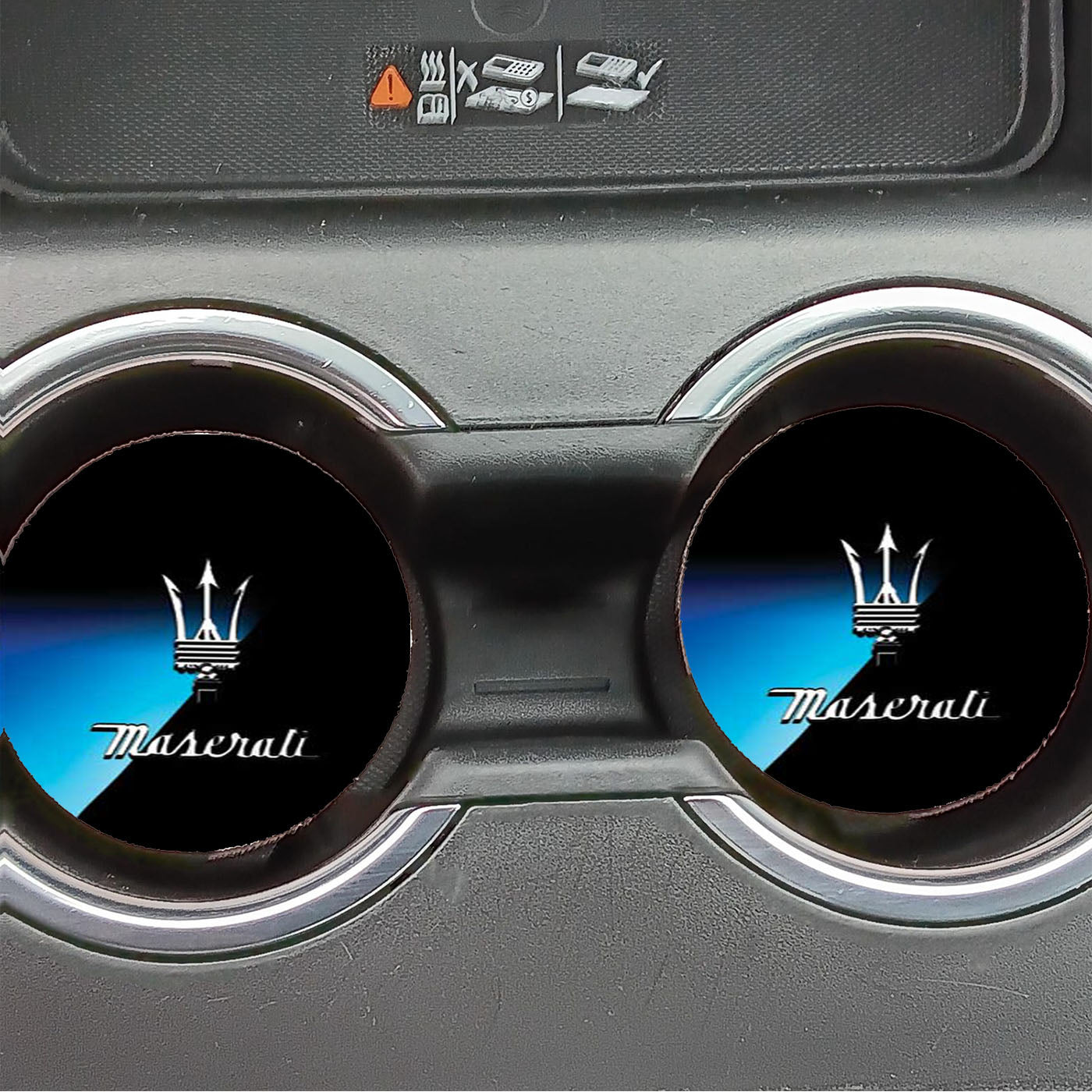Maserati Logo 3 Car Coasters