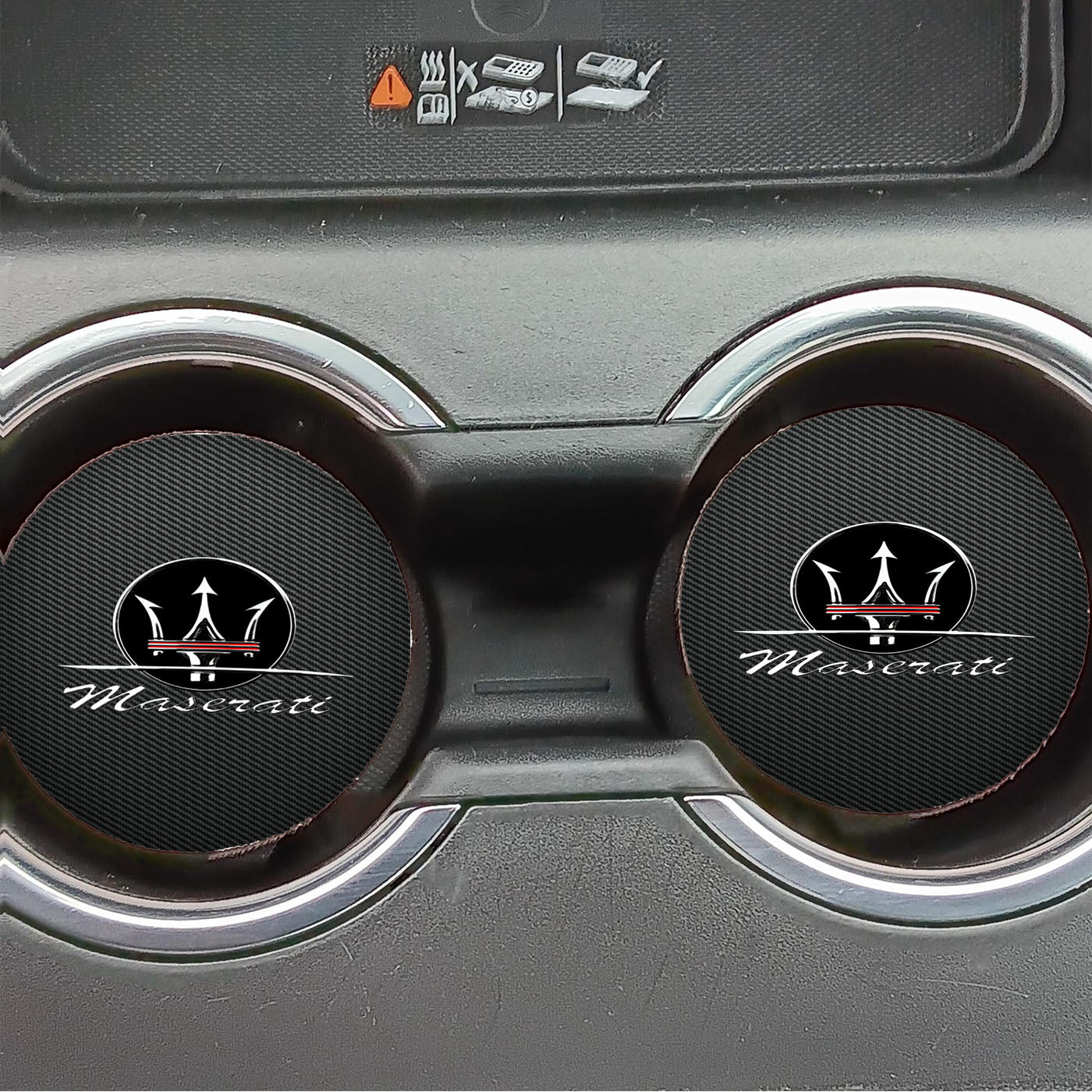 Maserati Logo Car Coasters