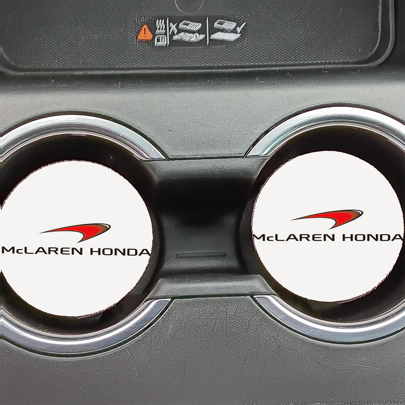 Mclaren Logo Grey Car Coasters