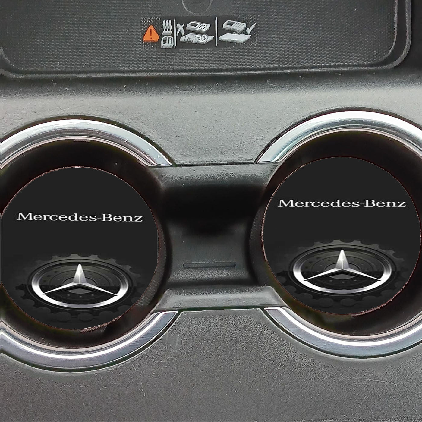 Mercedes-Benz Logo Car Coasters