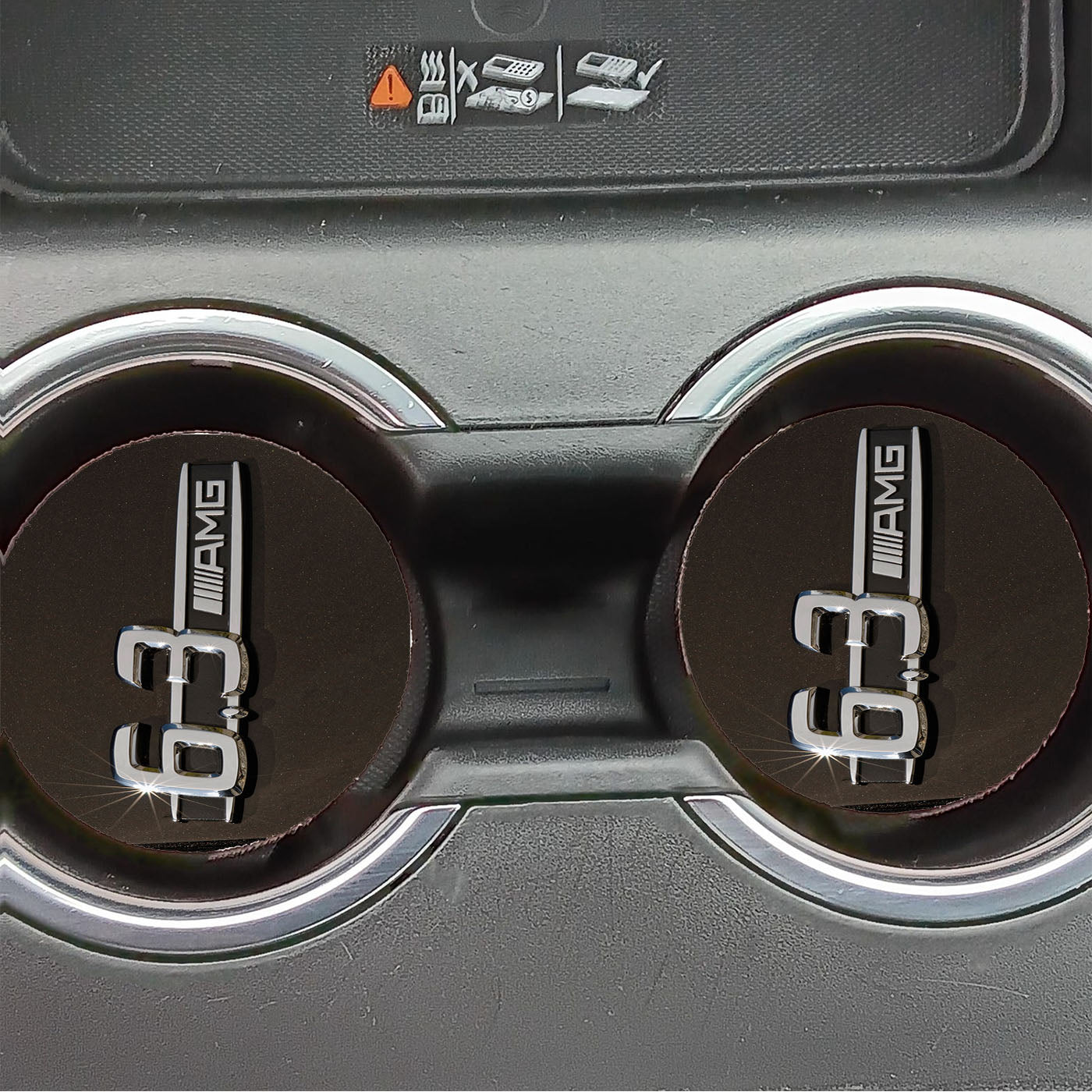Mercedes Amg Car Logo Car Coasters