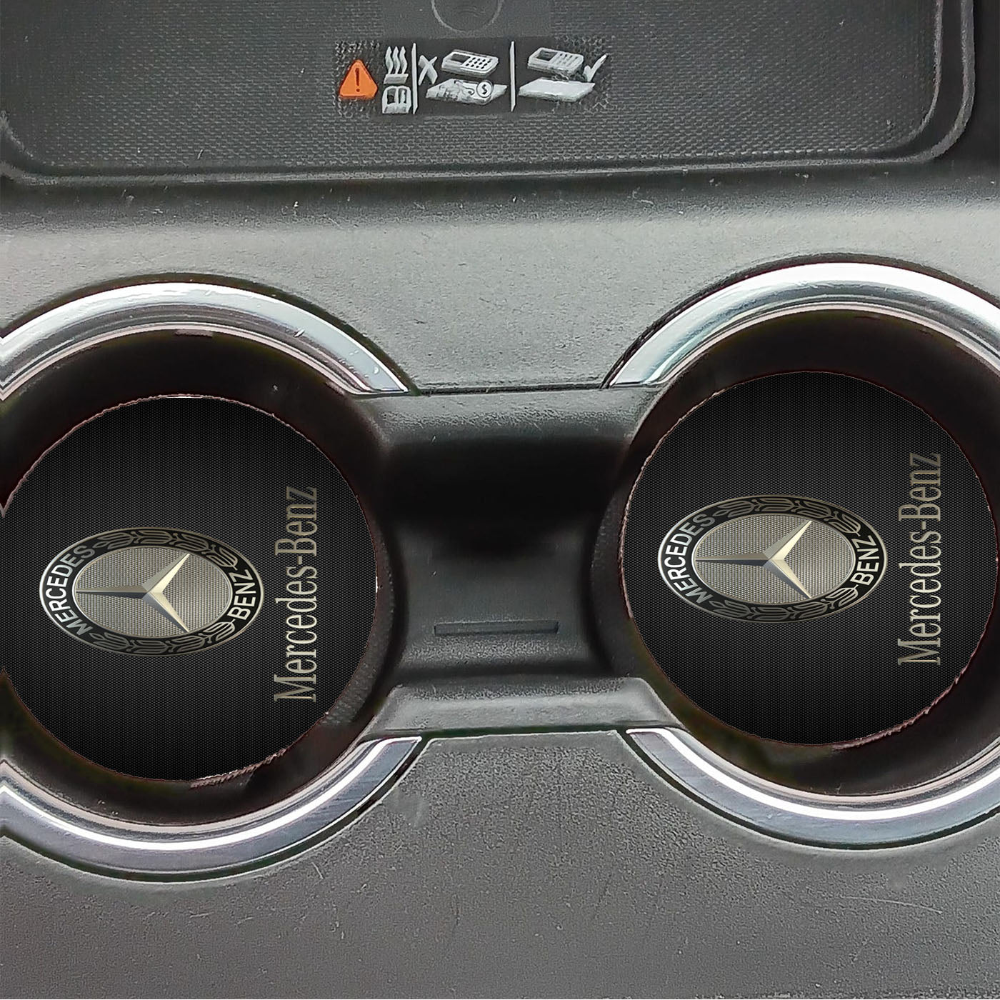 Mercedes Benz Emblem Car Coasters
