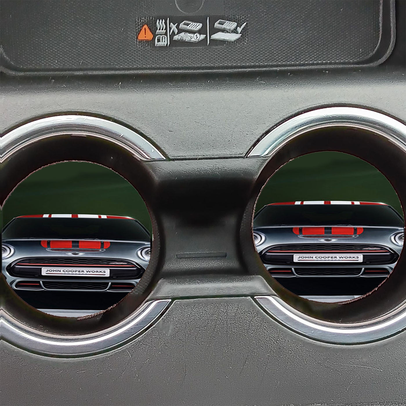 Mini Cooper John Cooper Works Plat Car Coasters