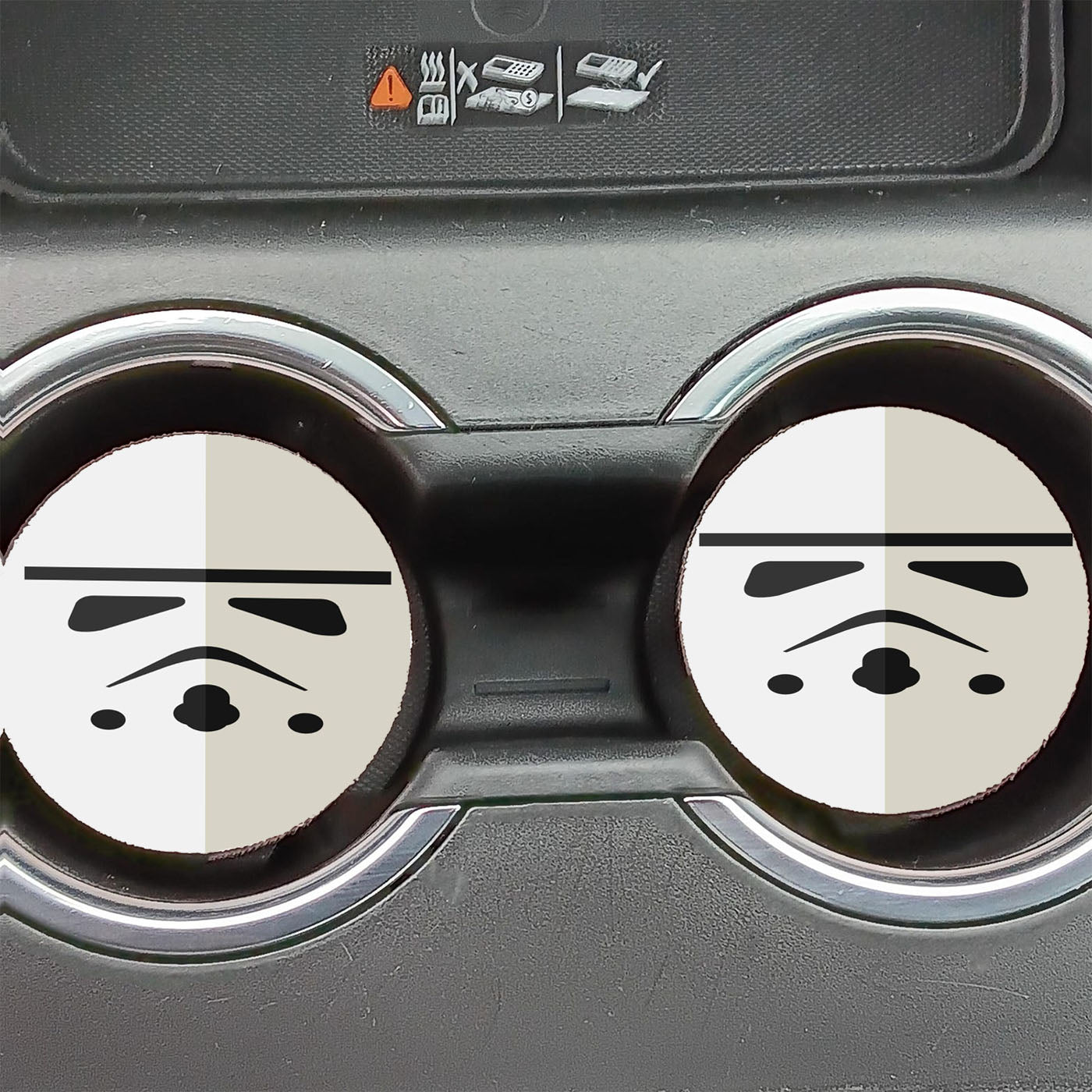 Minimalist Star Wars Car Coasters