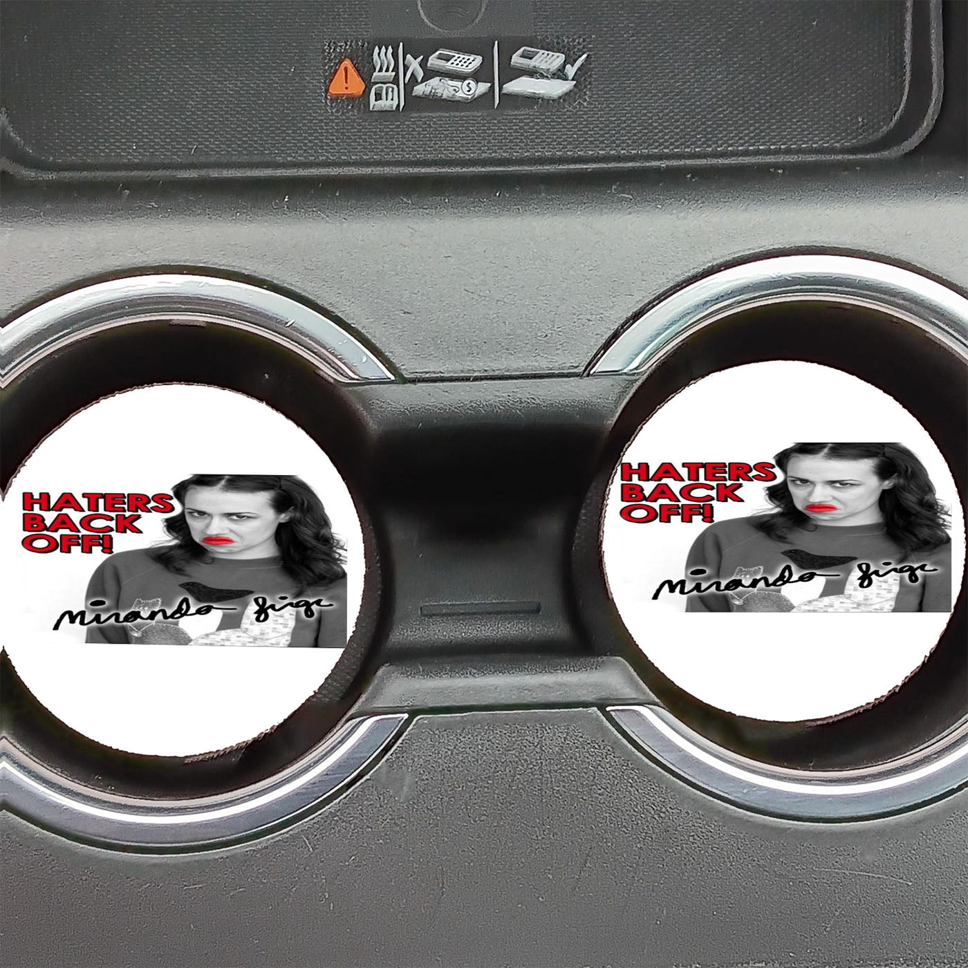 Miranda Sings Haters Back Off Car Coasters