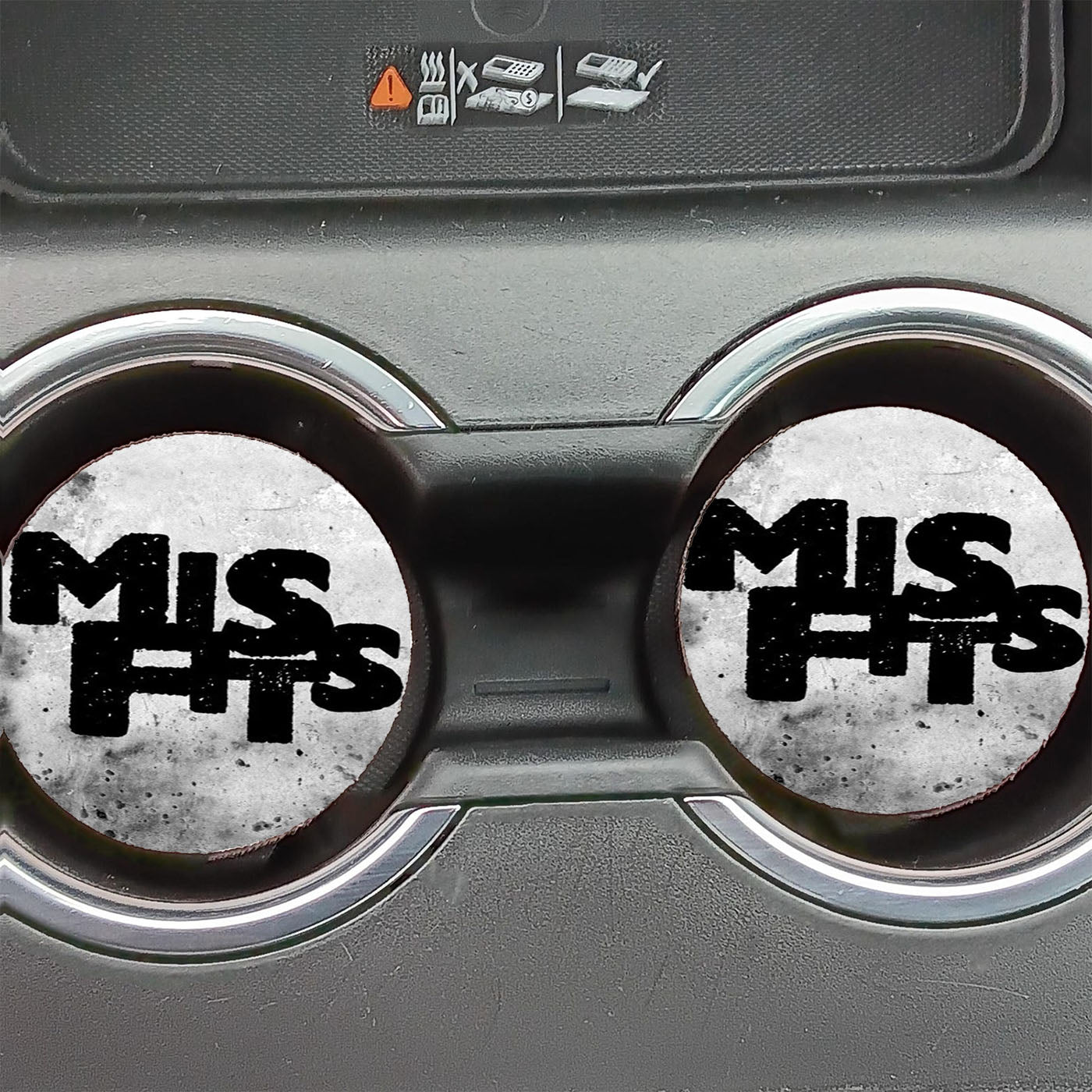 Misfits Alphabet Car Coasters