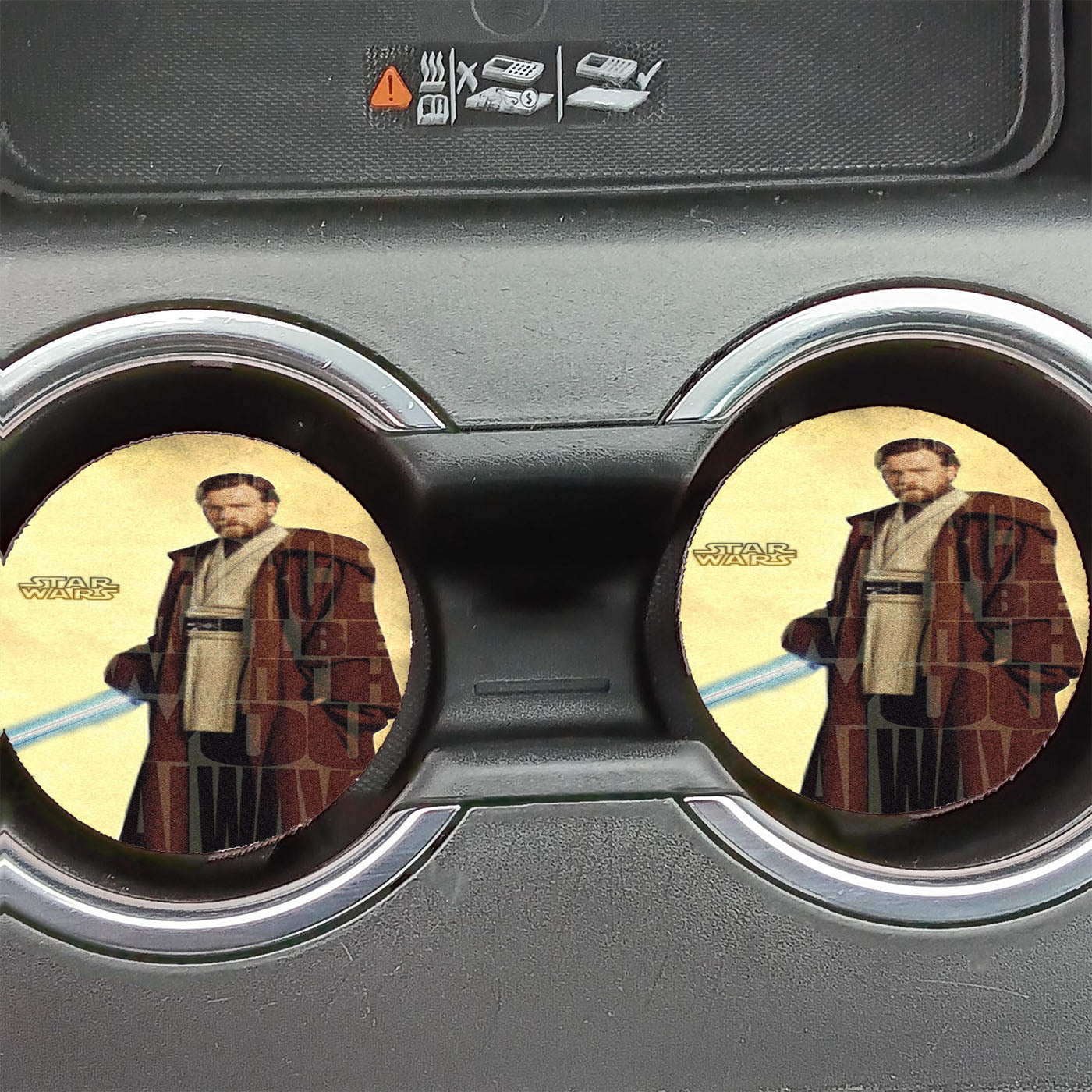 Obi Wan Star Wars Car Coasters