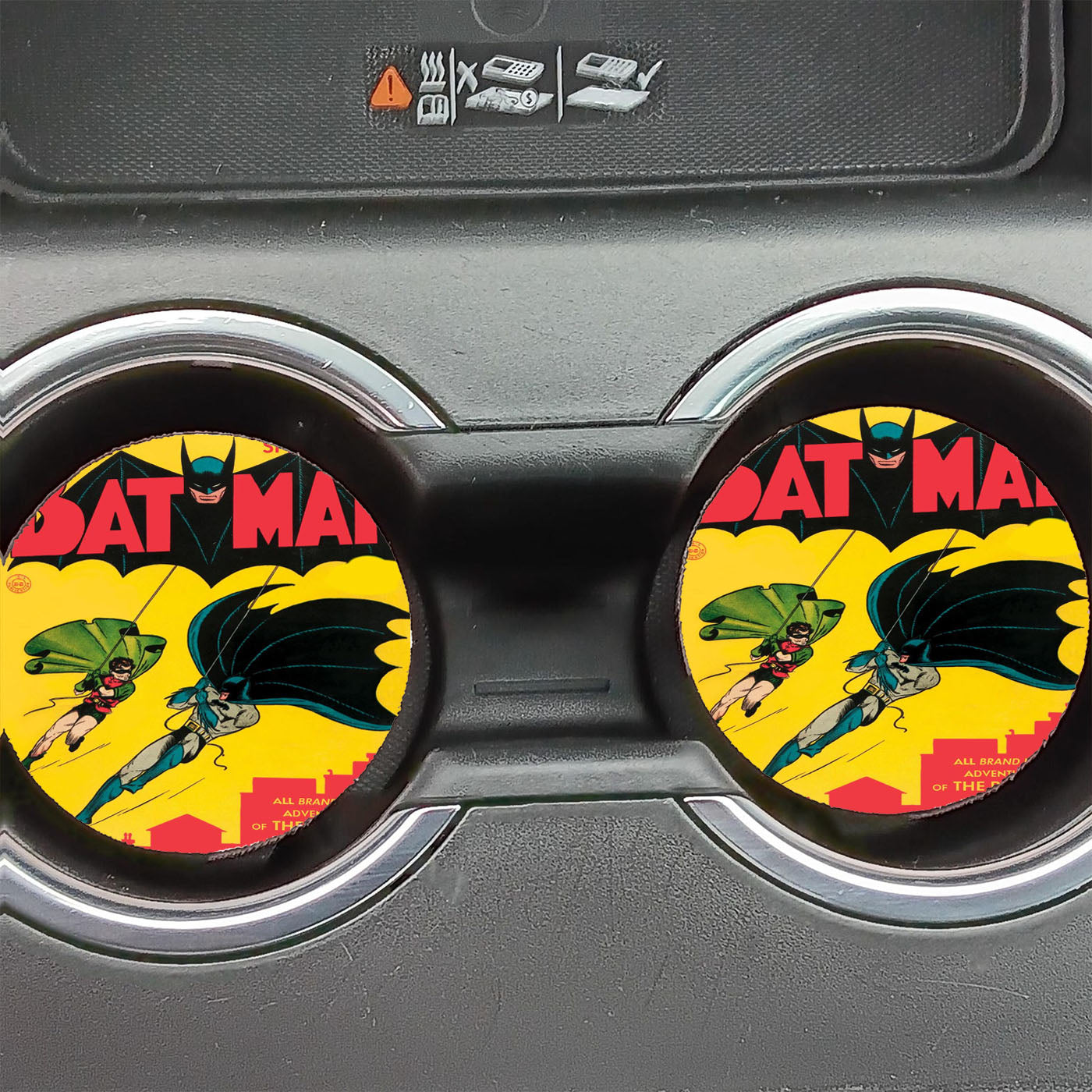 Old Batman Comic 2 Car Coasters