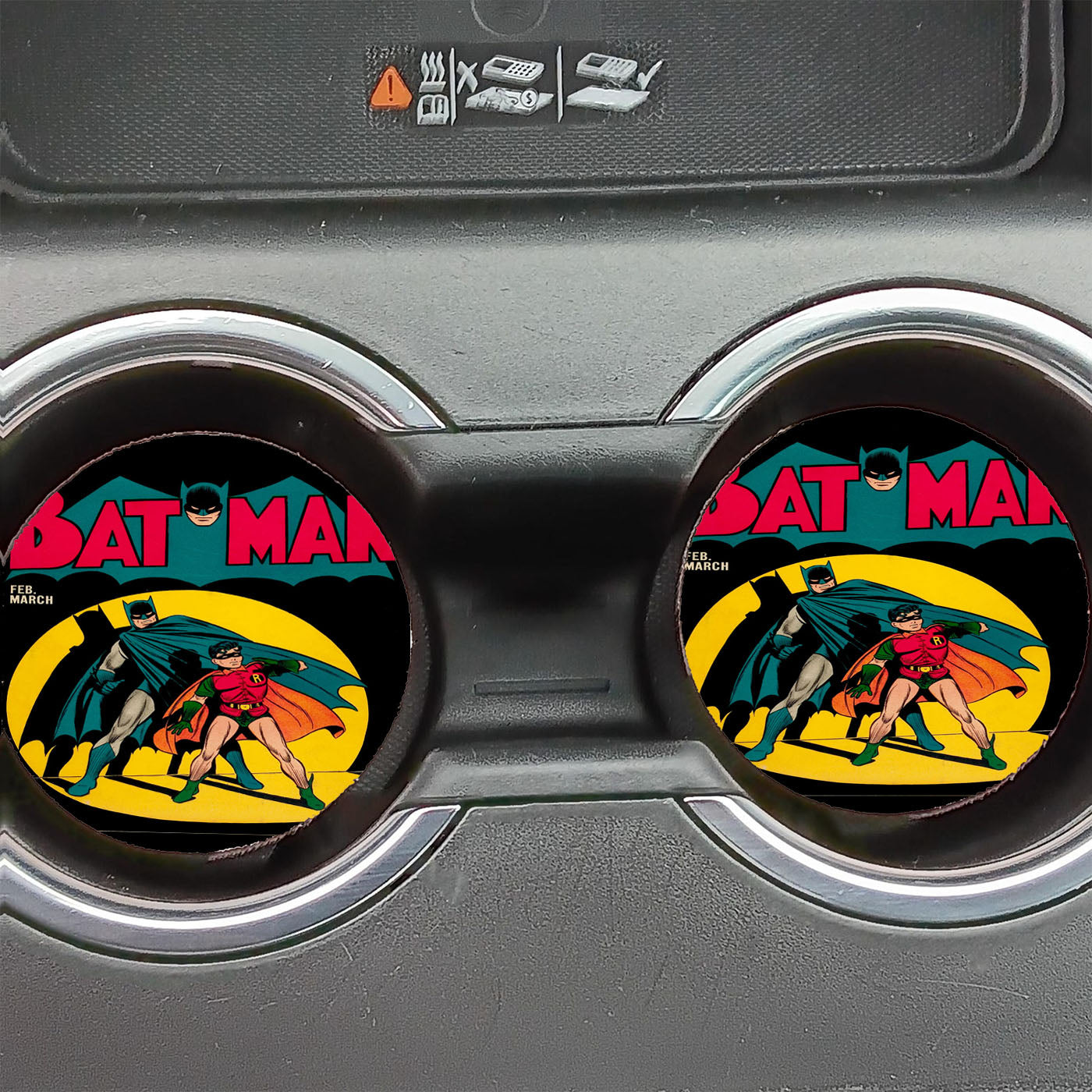 Old Batman Comic Car Coasters