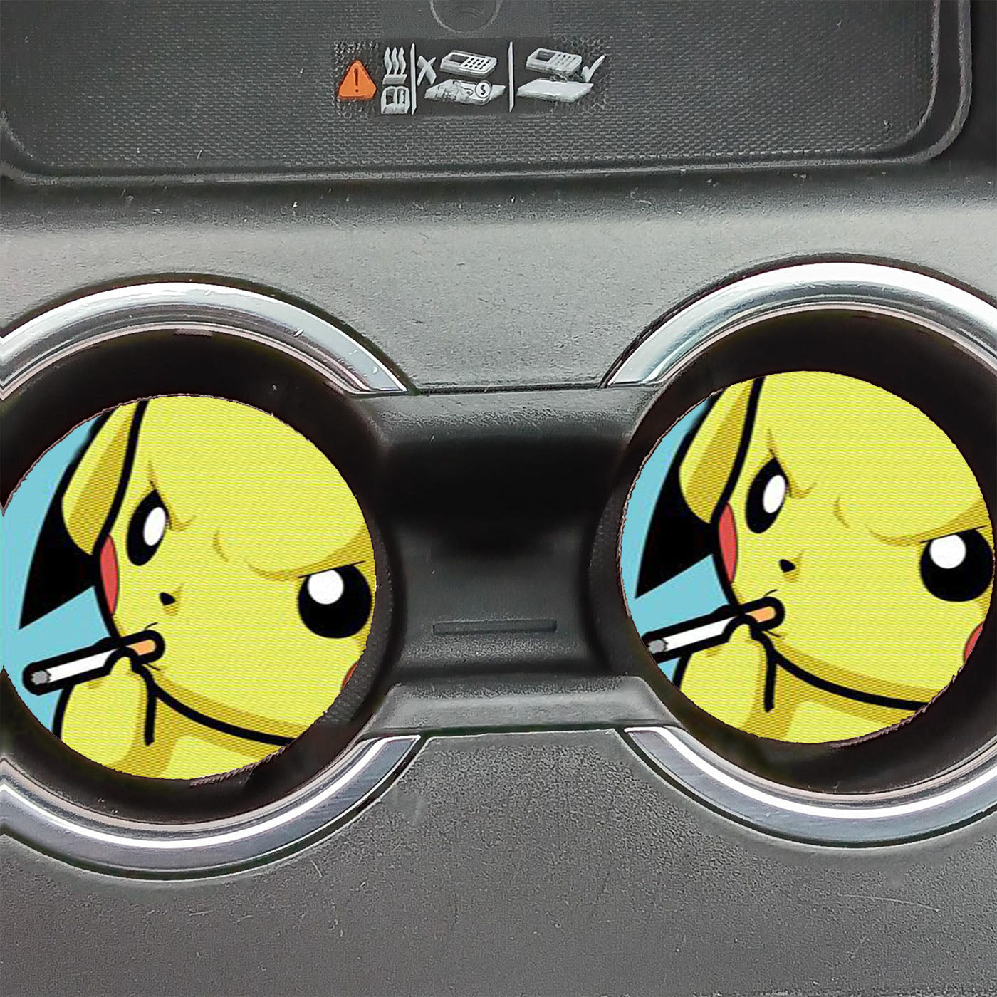 Pikachu Gangster Car Coasters