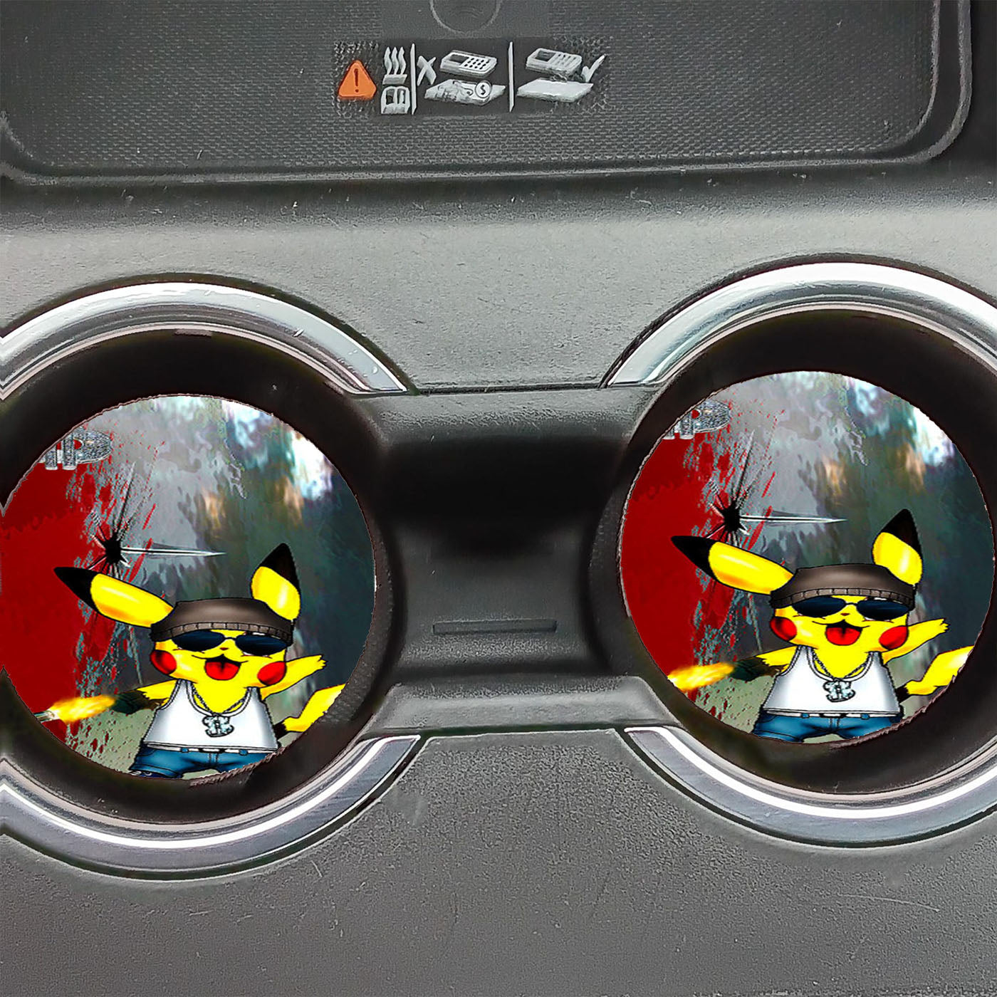 Pikachu Love Car Coasters