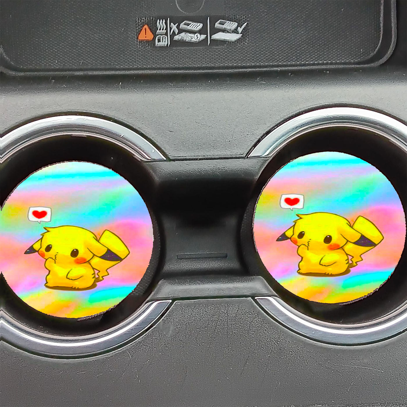 Pikachu Poke Car Coasters