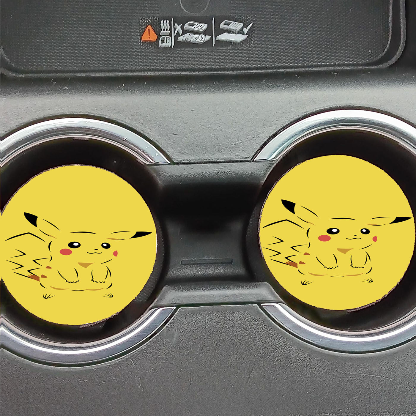 Pikachu Totoro Car Coasters