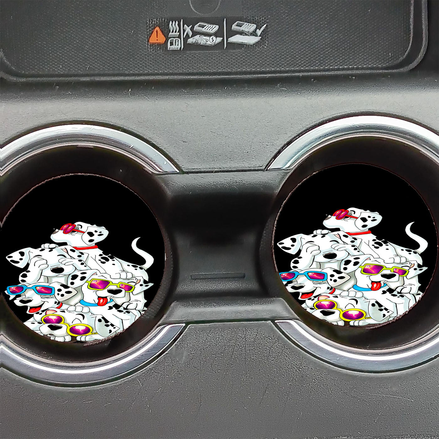 101 Dalmatians Cartoon Animation Car Coasters