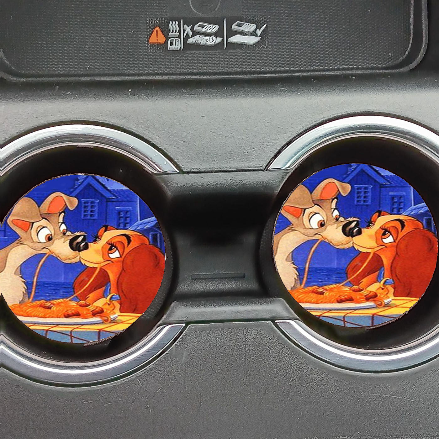 101 Dalmatians Kiss Disney Car Coasters