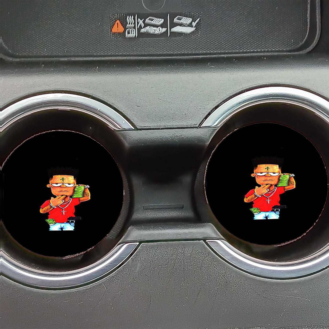 1 Simpson Car Coasters