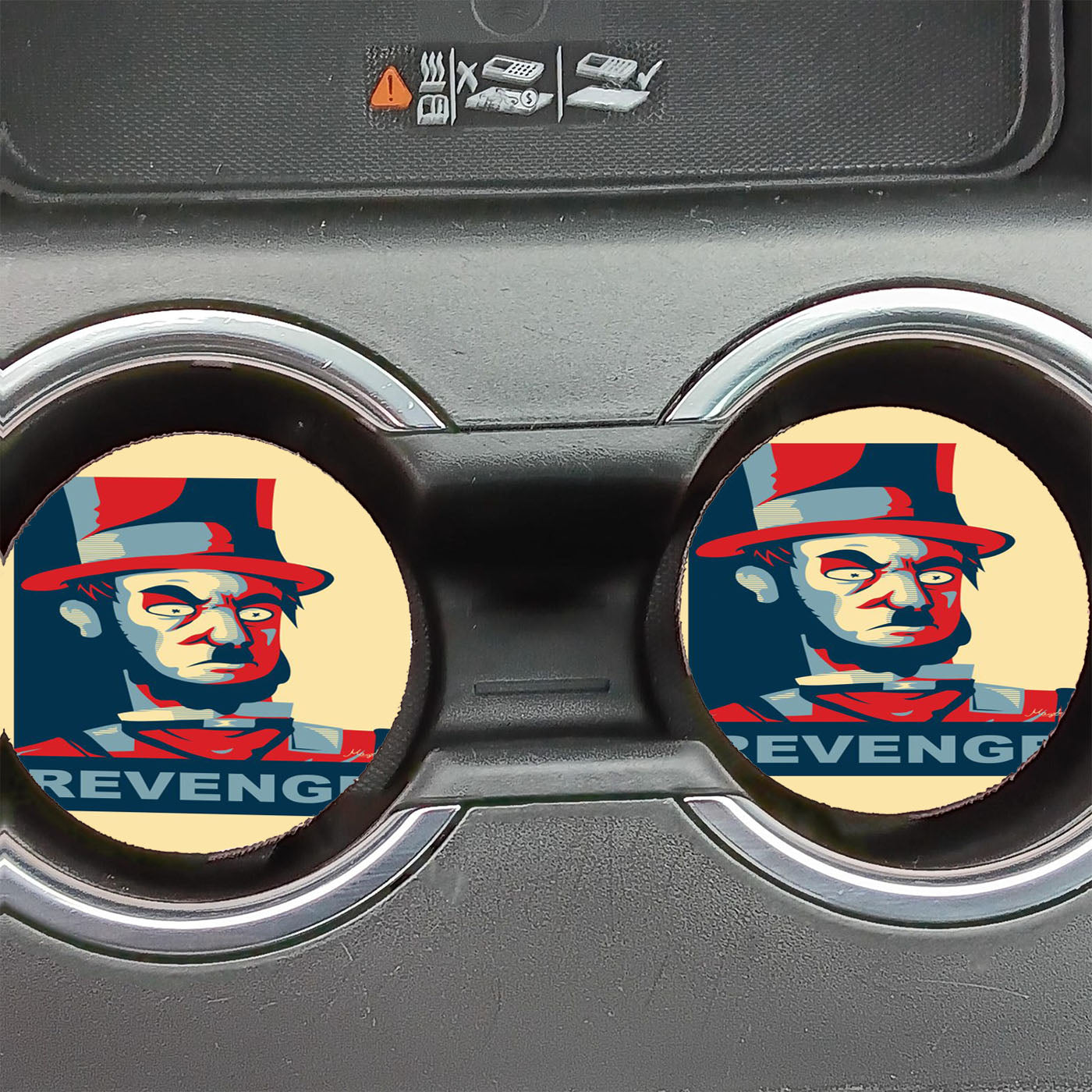 Abradolf Lincler Rick & Morty Car Coasters
