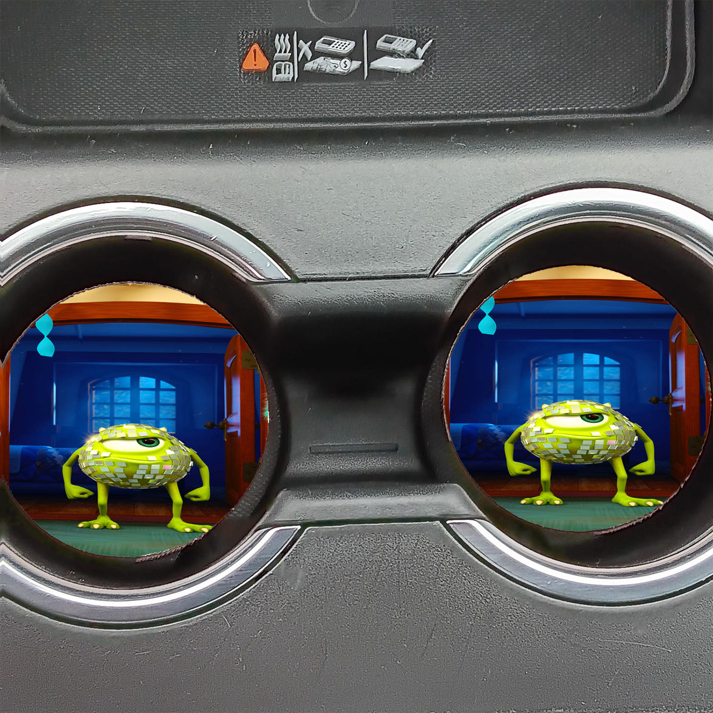Academy Of Monster Mike Wazowski Bullying Car Coasters