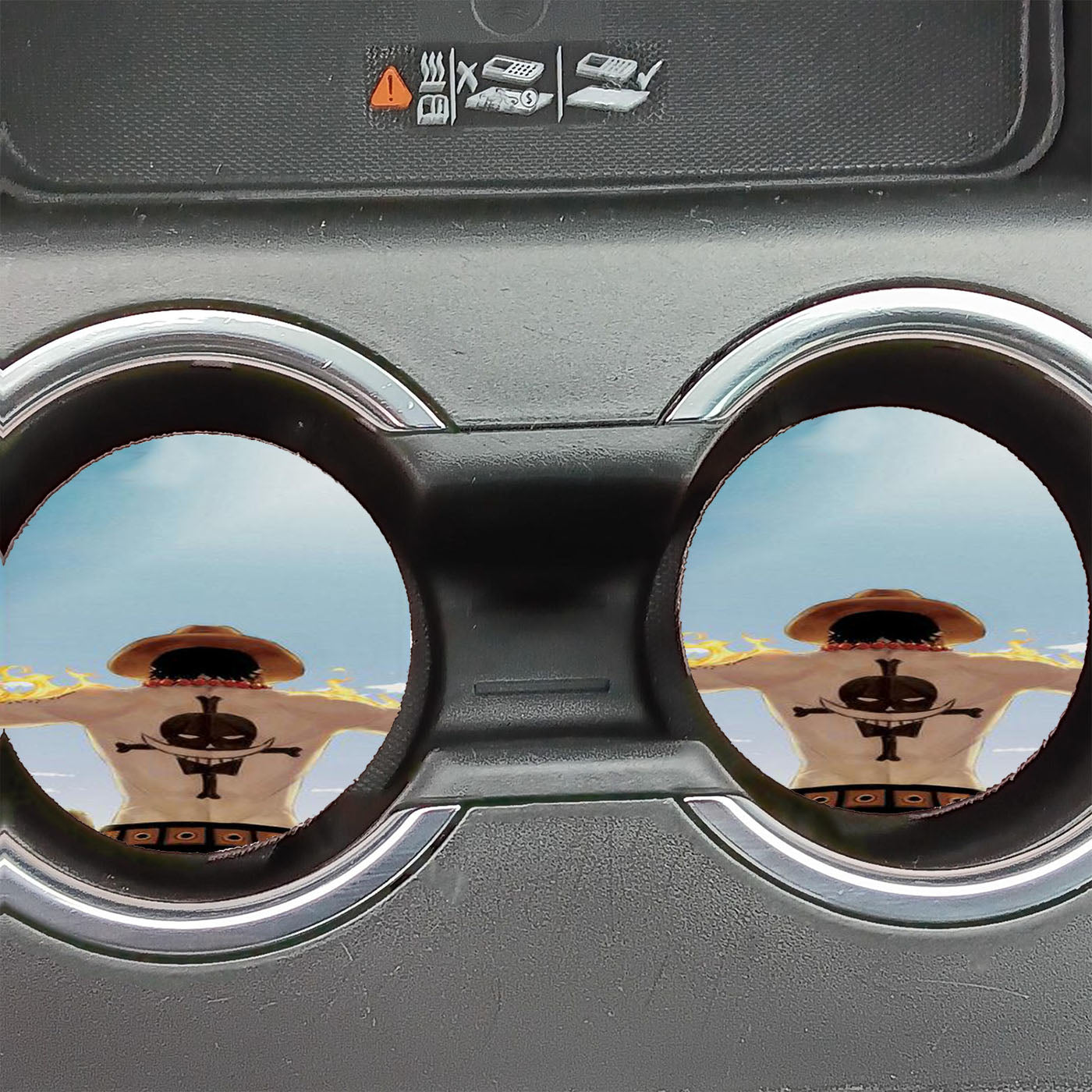 Ace One Piece Car Coasters