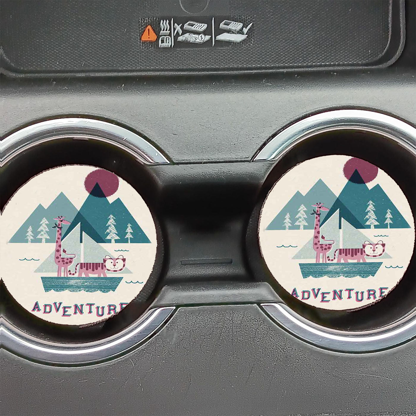 Adventure Car Coasters