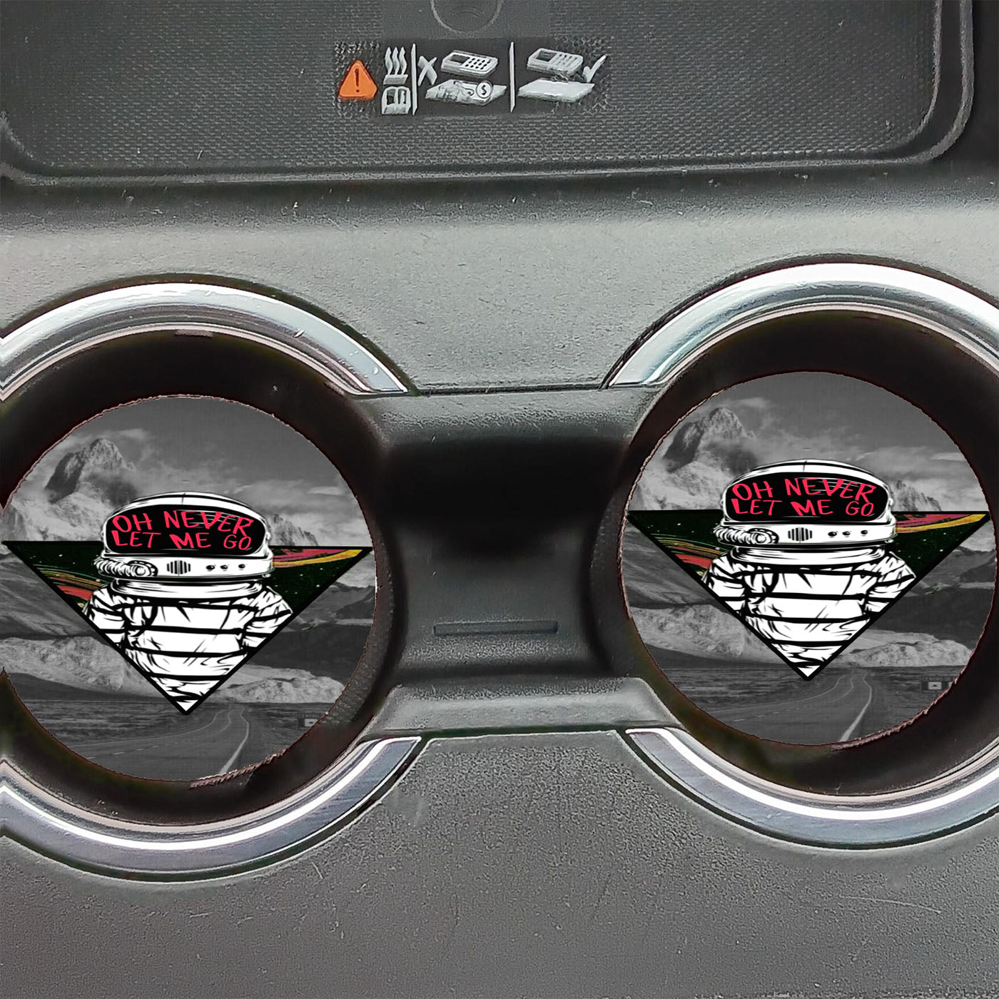 Adventure Hipster Car Coasters