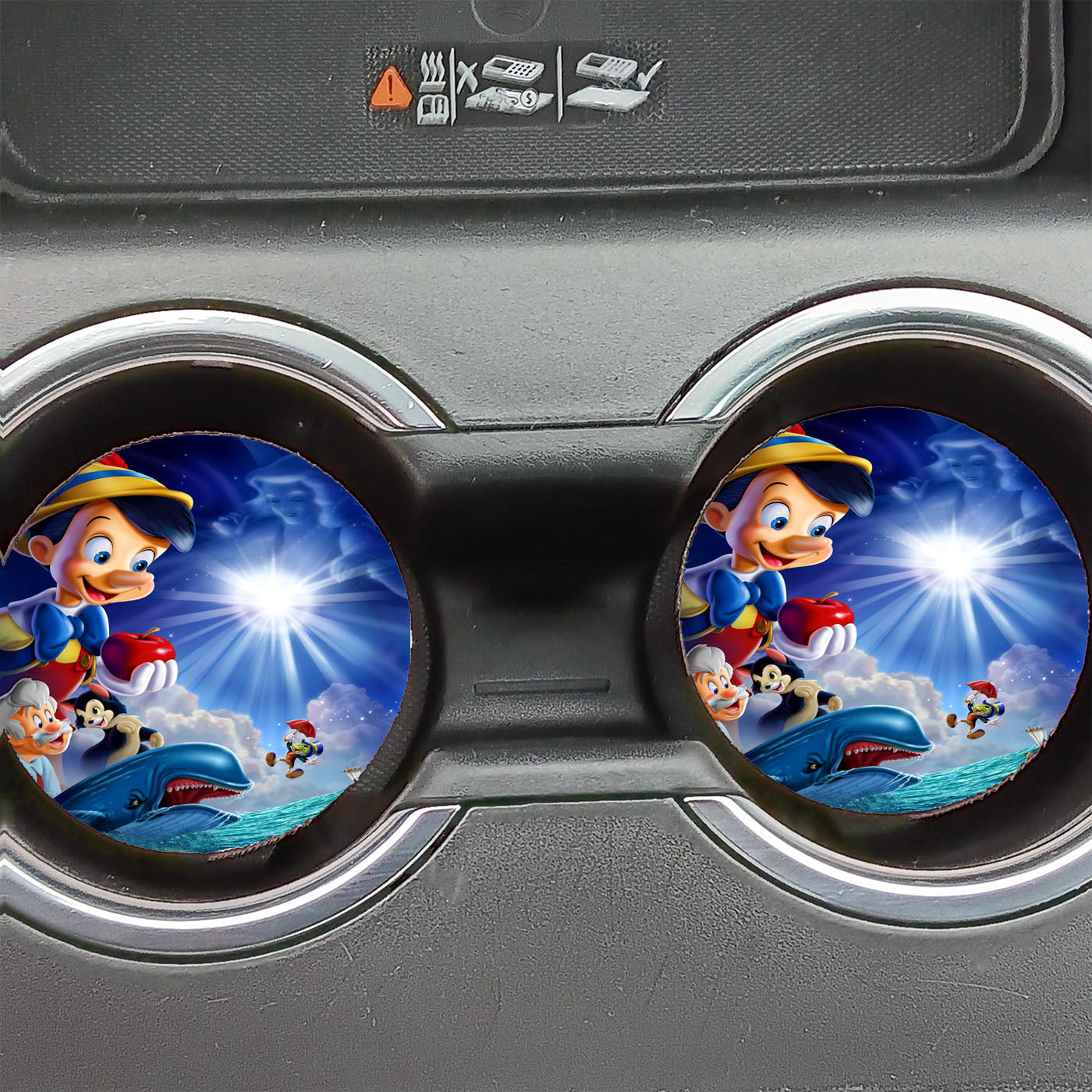 Adventure Of Pinocchio Car Coasters