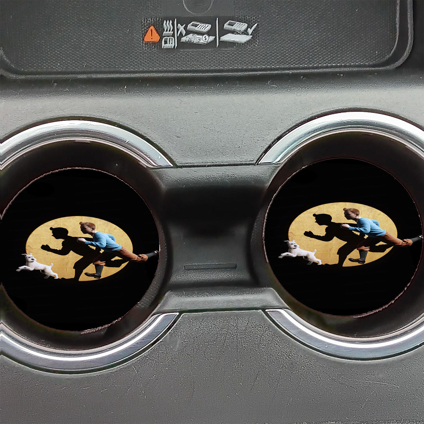Adventure Of Tintin Car Coasters
