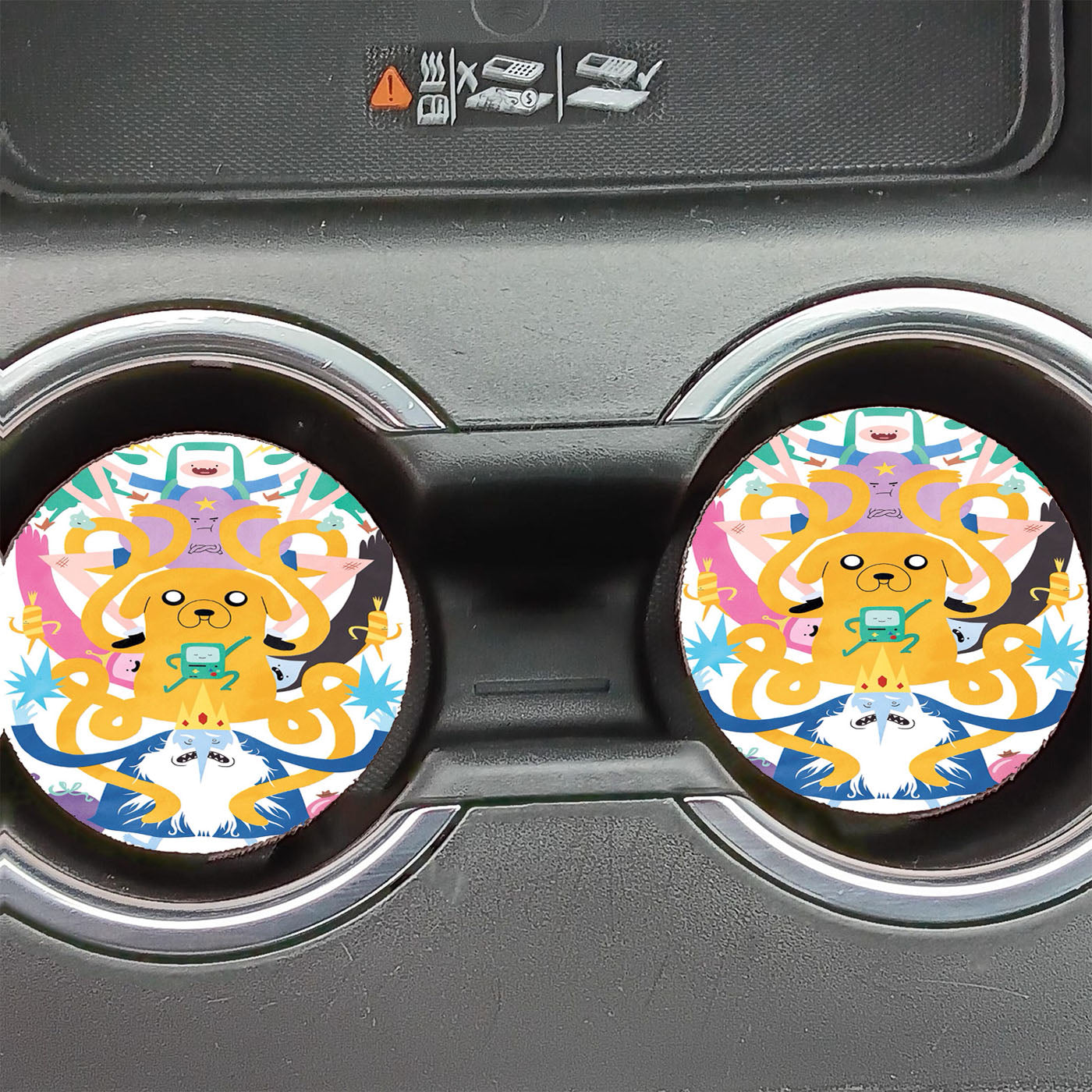 Adventure Time 3 Car Coasters