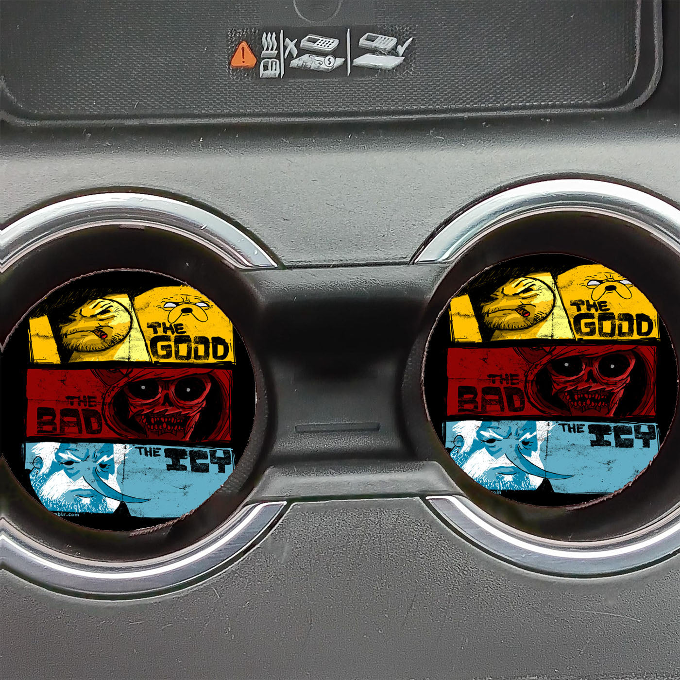 Adventure Time Bad Car Coasters