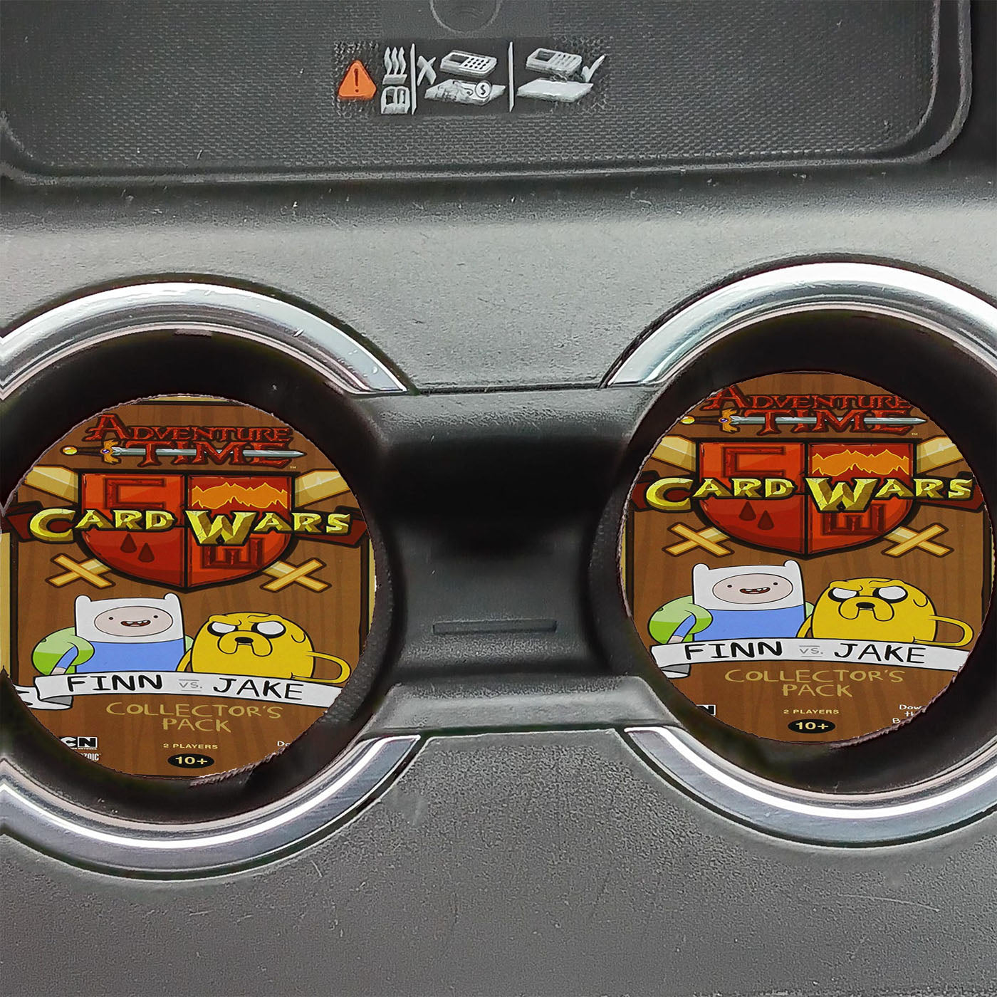 Adventure Time Card Wars Car Coasters