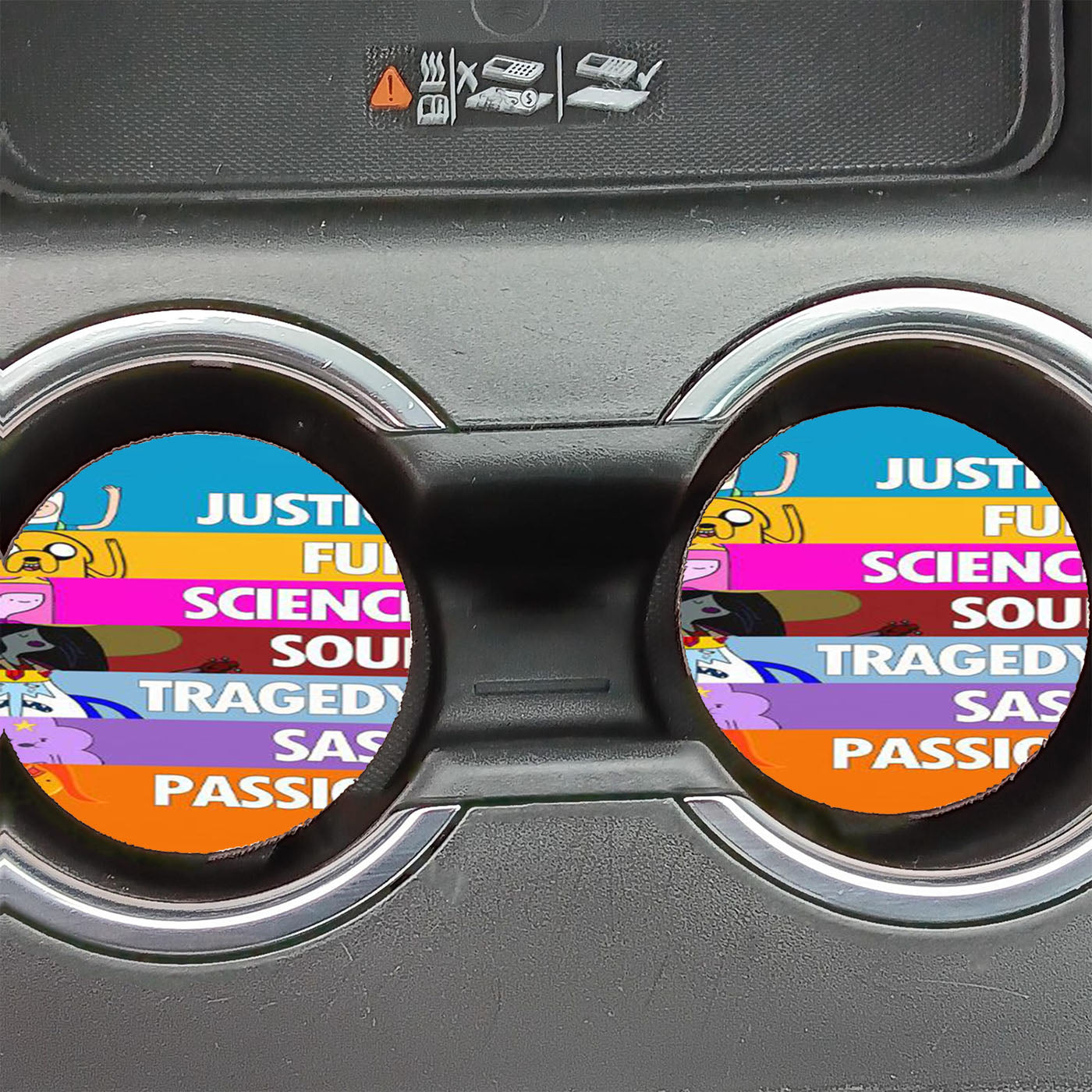 Adventure Time Character Car Coasters