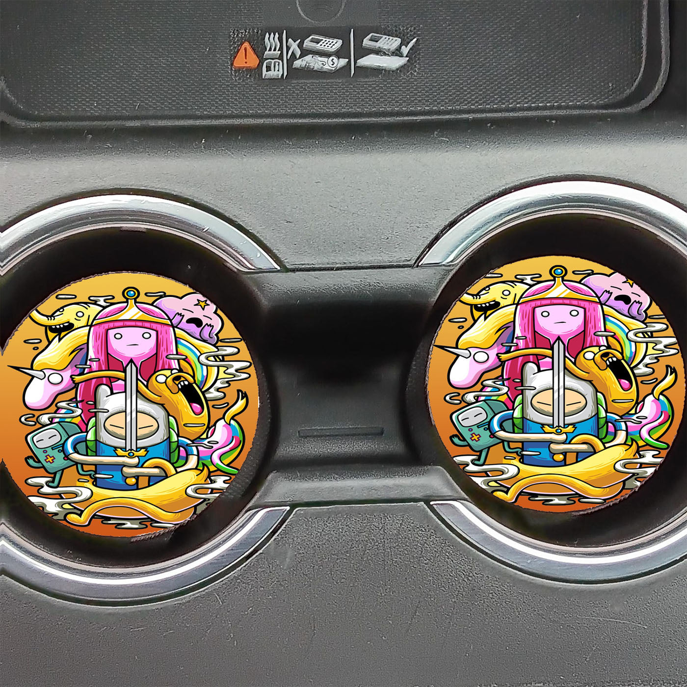 Adventure Time Fanart Car Coasters