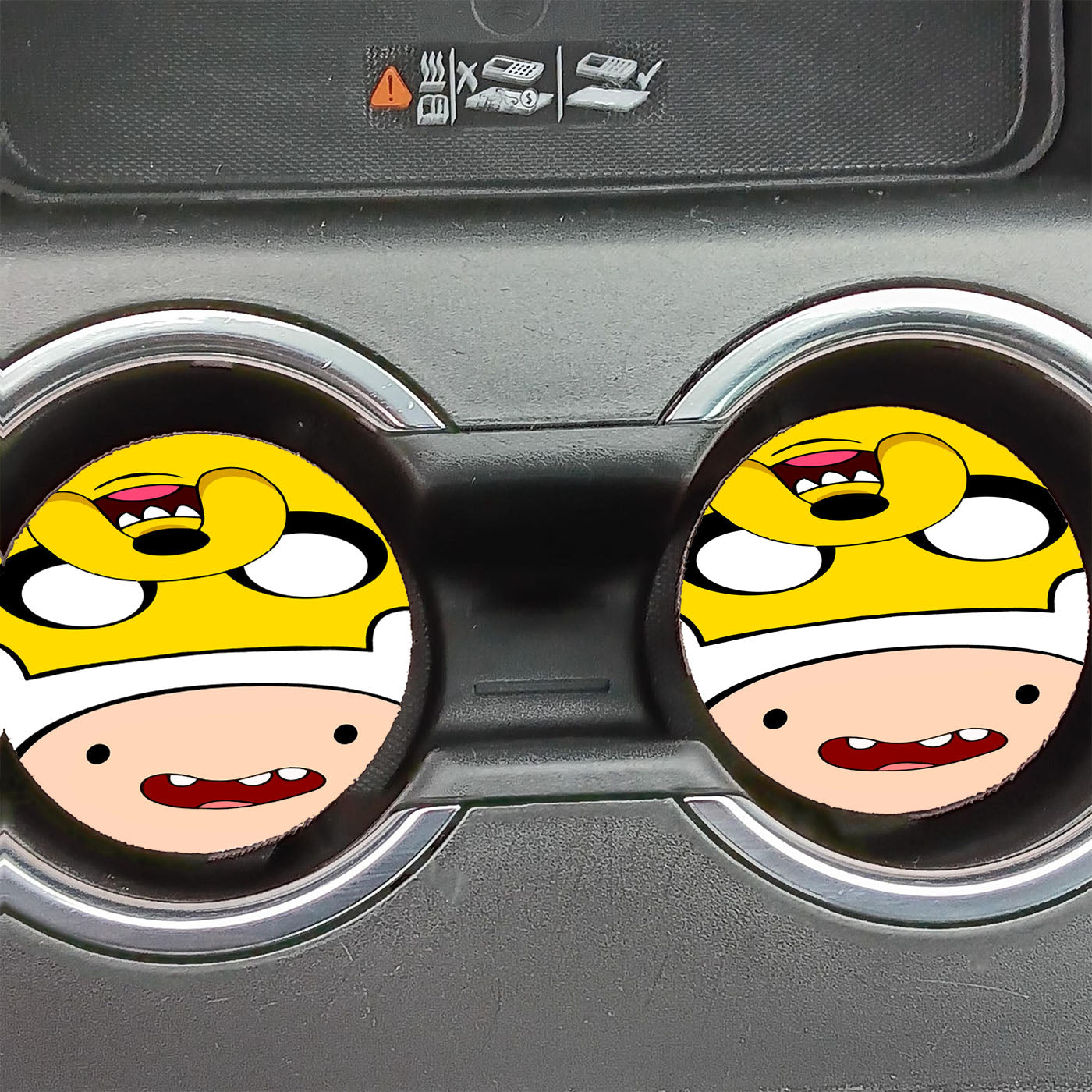 Adventure Time Finn And Jake Car Coasters