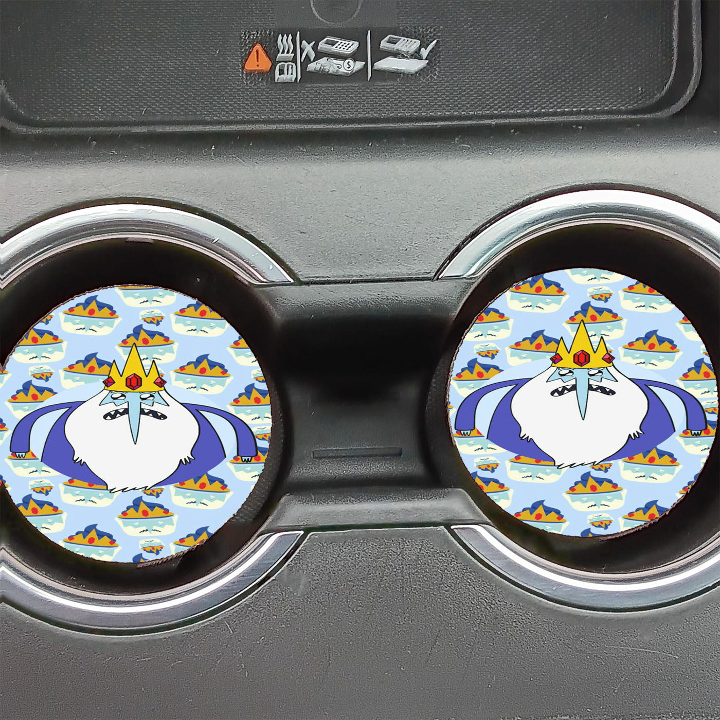 Adventure Time Ice King Car Coasters