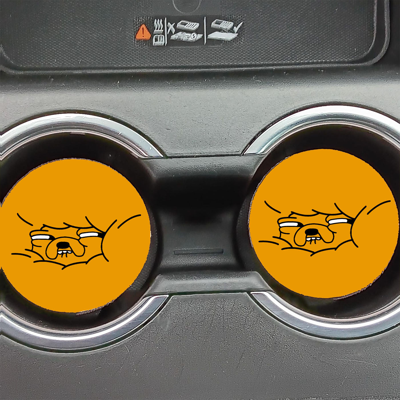 Adventure Time Jack Car Coasters