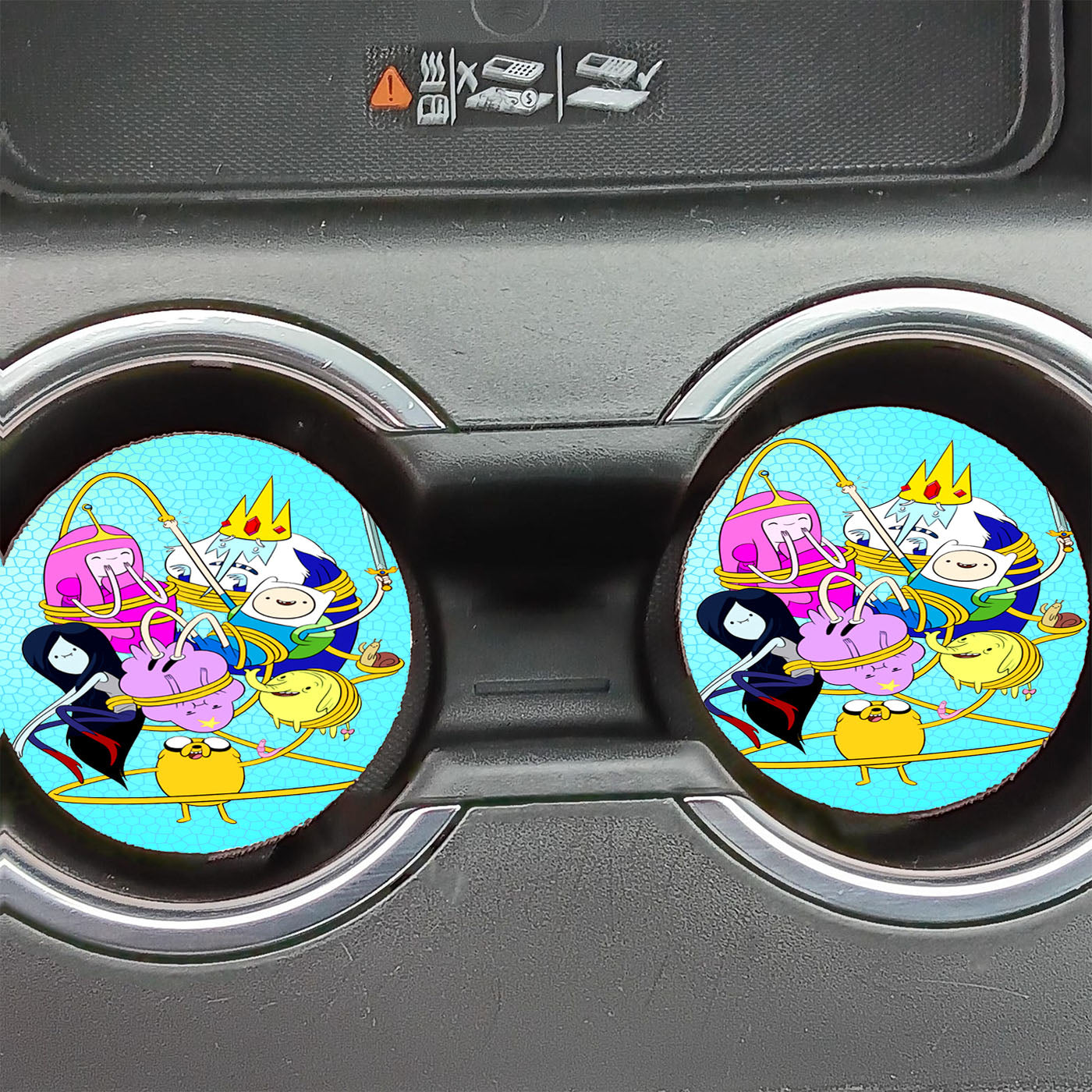 Adventure Time New Wallpaper Car Coasters