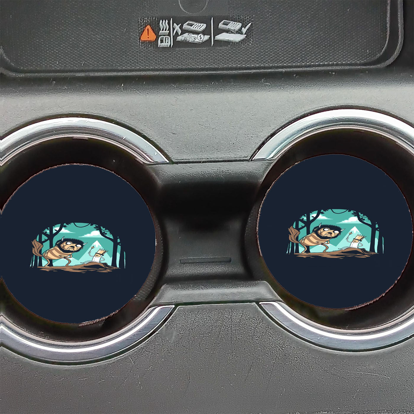 Adventure Time Primitive Cave Car Coasters