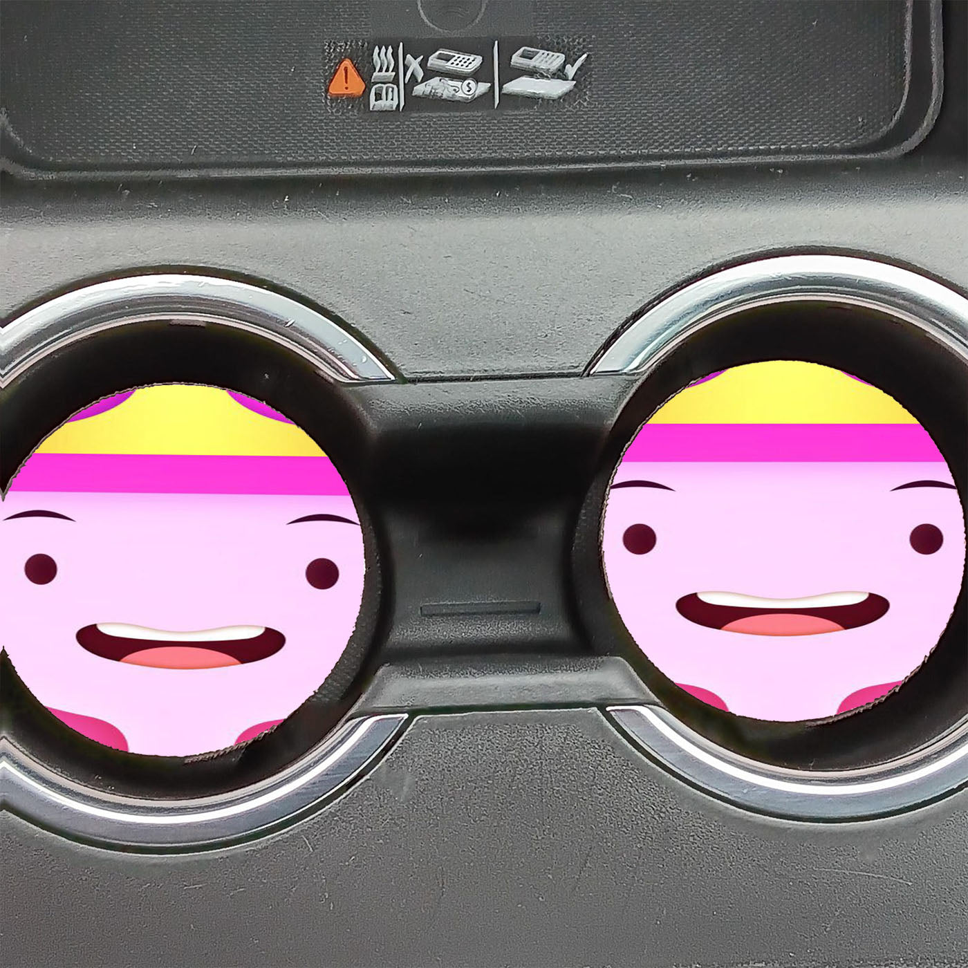 Adventure Time Princess Bubblegum Car Coasters
