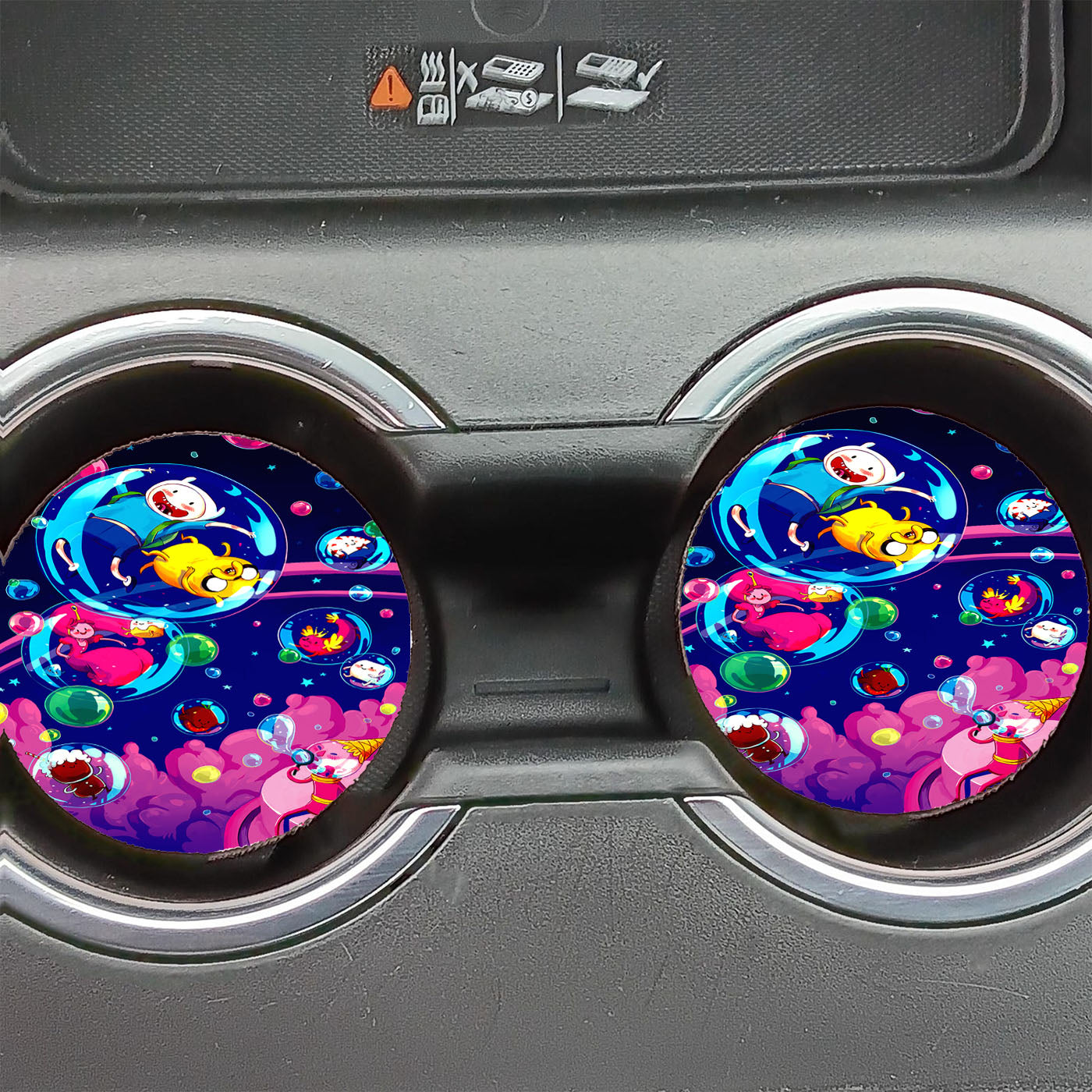 Adventure Time With Bubble Car Coasters