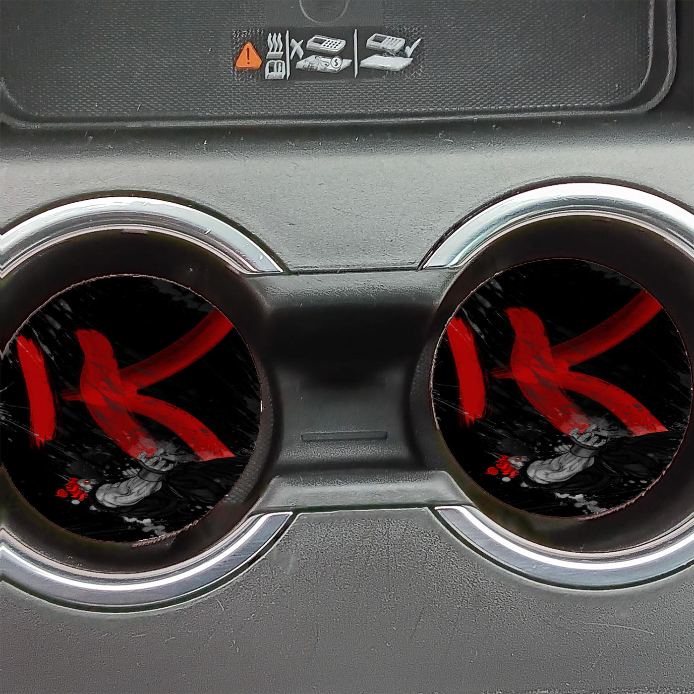 Akuma Street Fighter Wallpaper Car Coasters