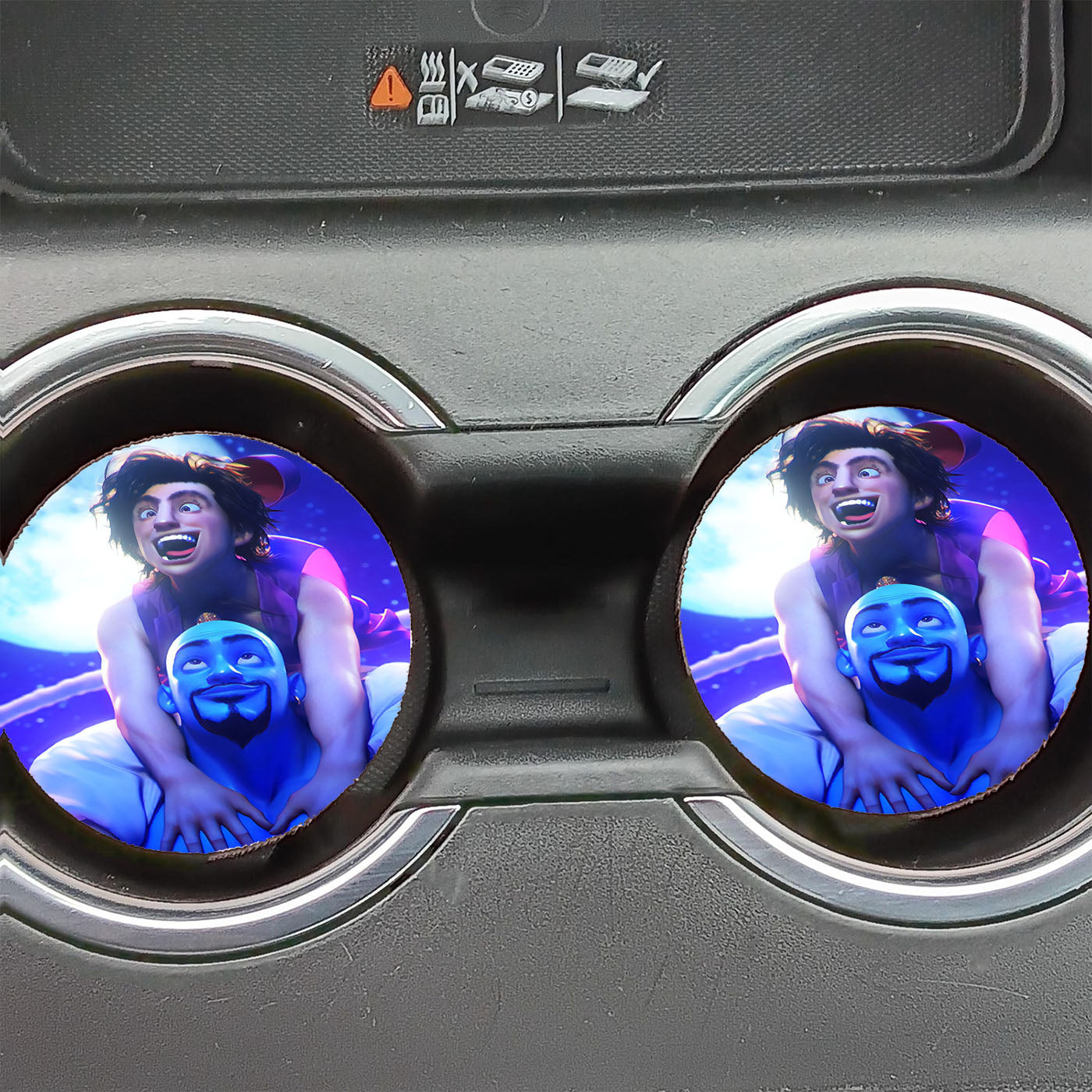 Aladdin And Genie 2019 Art Car Coasters