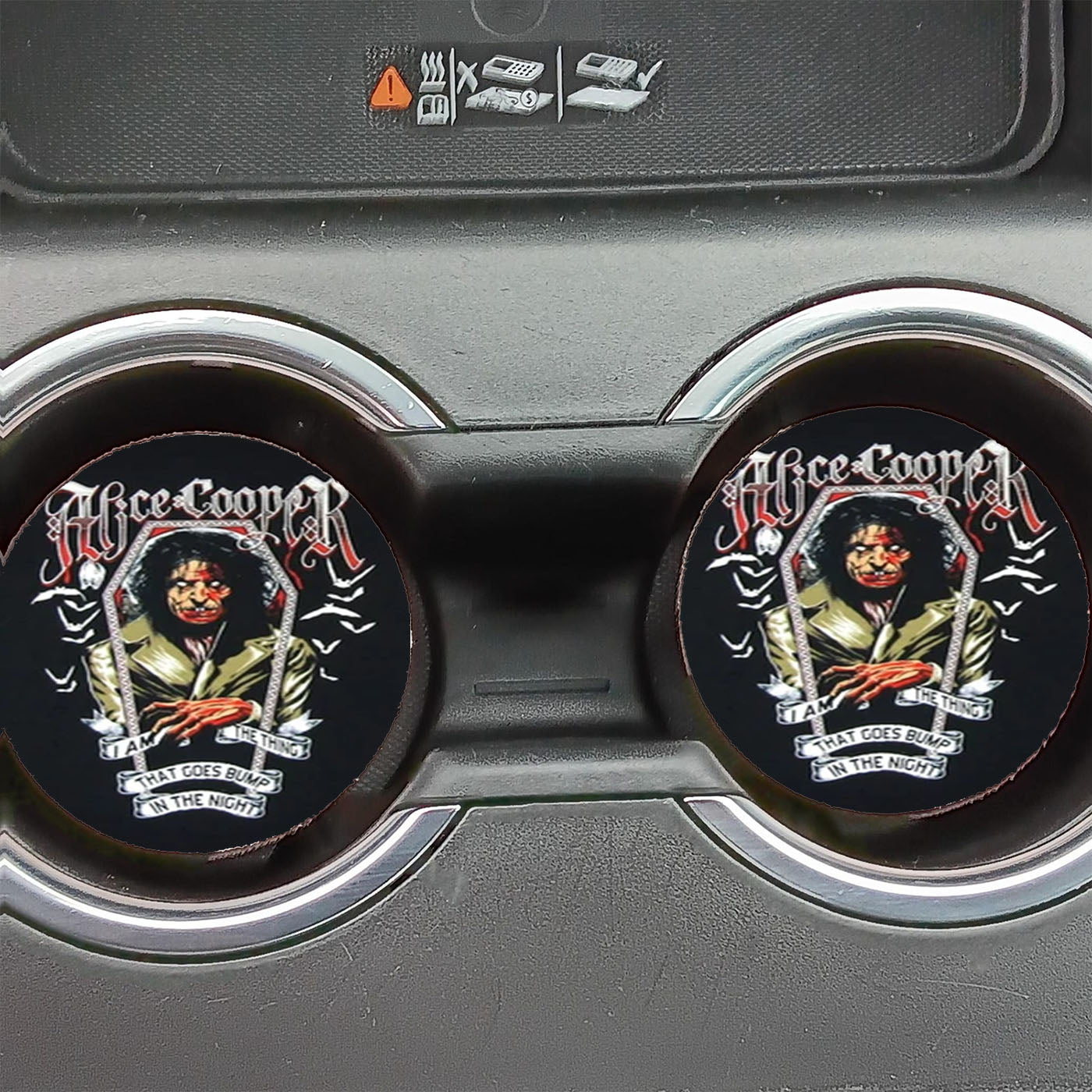 Alice Cooper Car Coasters