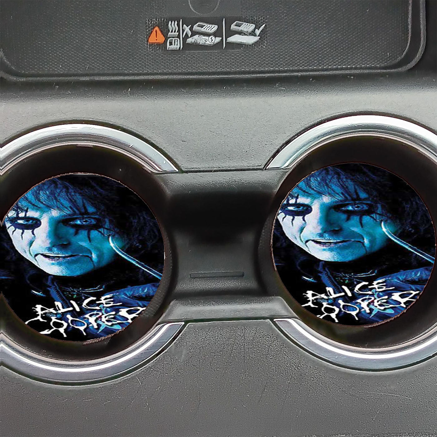 Alice Cooper Hook Car Coasters