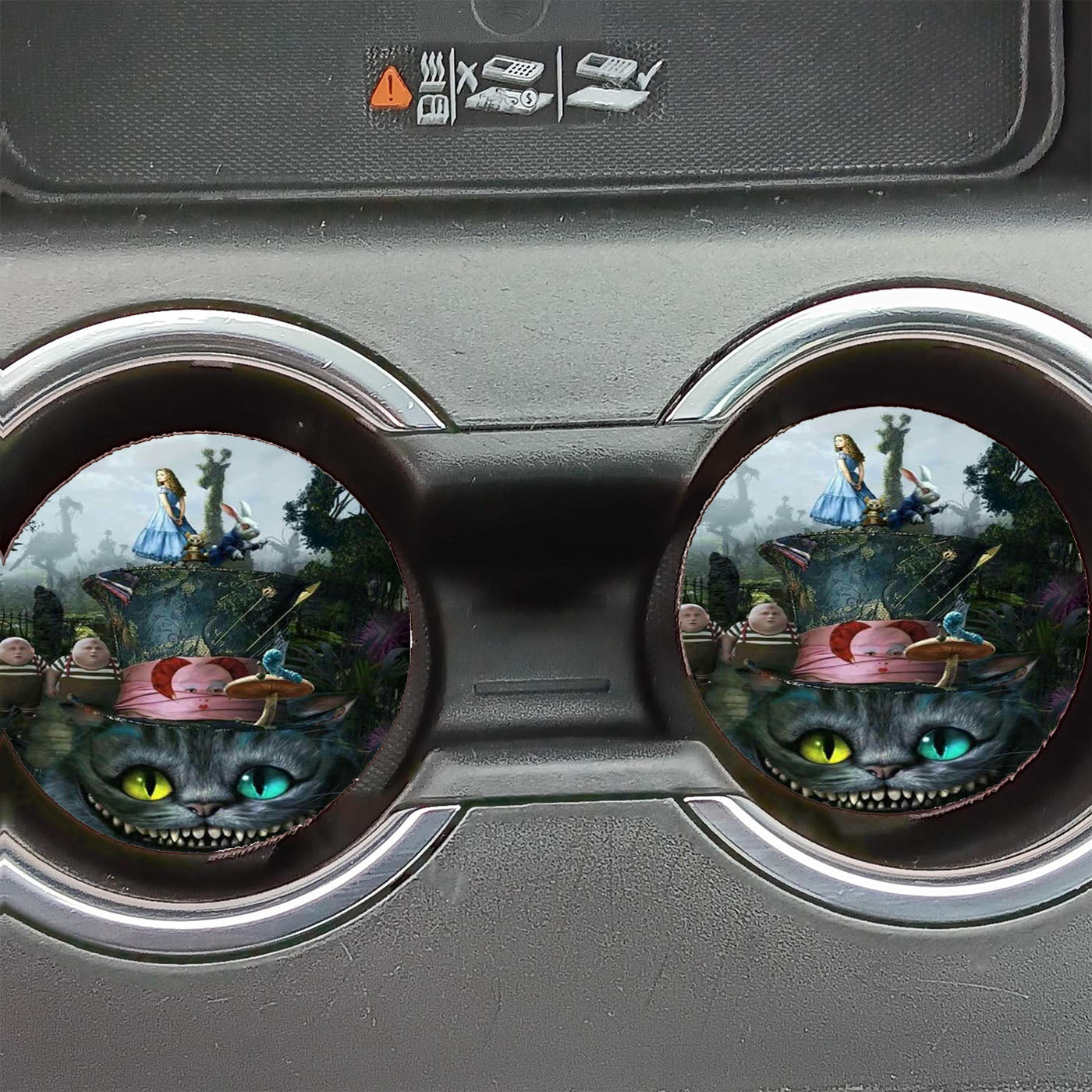 Alice In Wonderland Ca Car Coasters