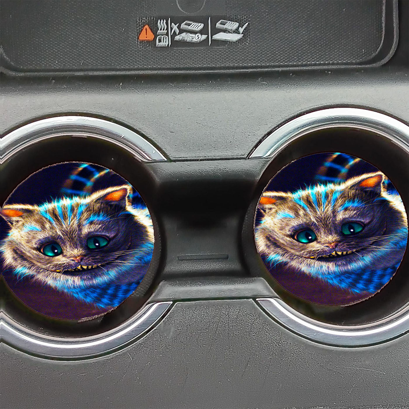 Alice In Wonderland Cheshire Cat Car Coasters