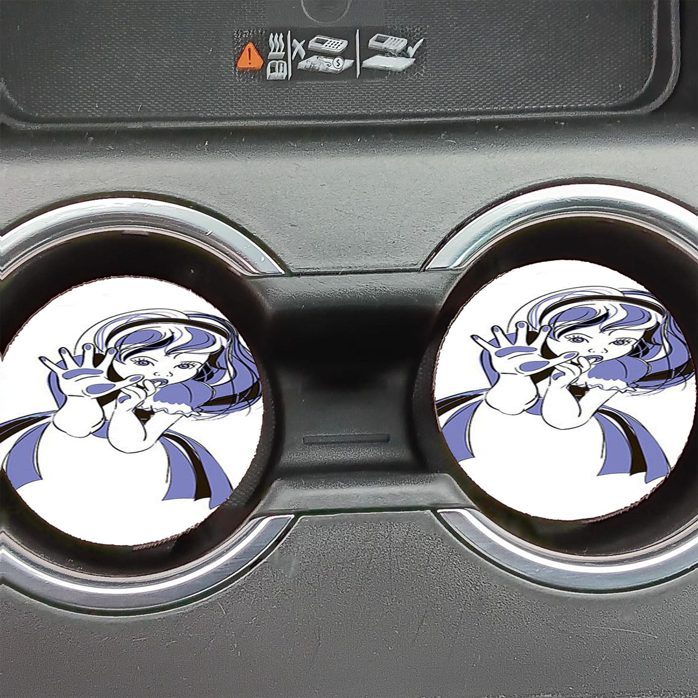 Alice Through The Looking Glass Car Coasters