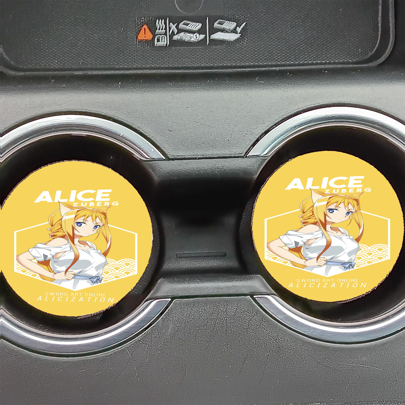 Alice Zuberg Car Coasters