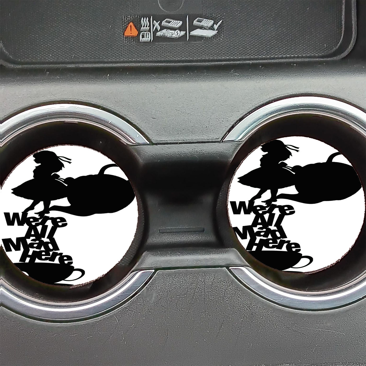 Alices Adventures In Wonderland Teapot Car Coasters
