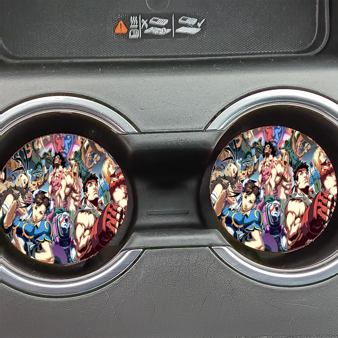All Characters Of Street Fighter Car Coasters